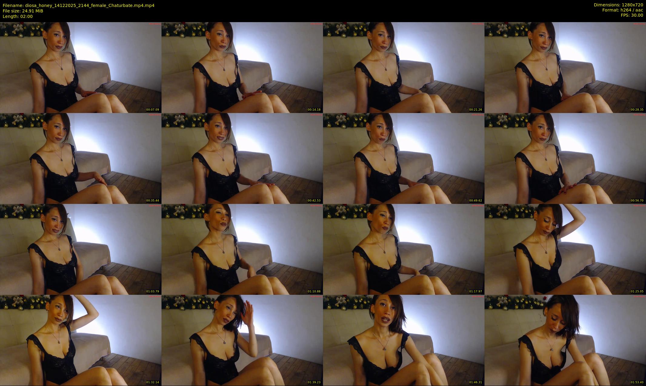 diosa_honey — 2 minute Chaturbate female cam show recording, 720p, Dec 14, 2025