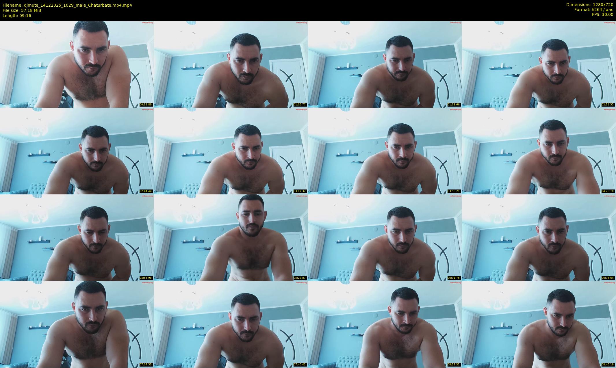djmute — 10 minute Chaturbate male cam show recording, 720p, Dec 14, 2025