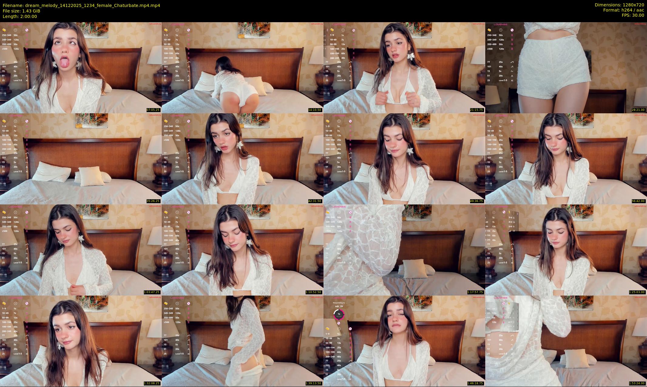 dream_melody — 120 minute Chaturbate female cam show recording, 720p, Dec 14, 2025