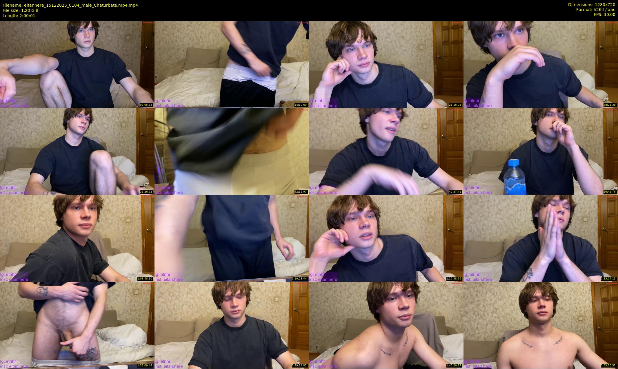 eitanhere — 121 minute Chaturbate male cam show recording, 720p, Dec 15, 2025