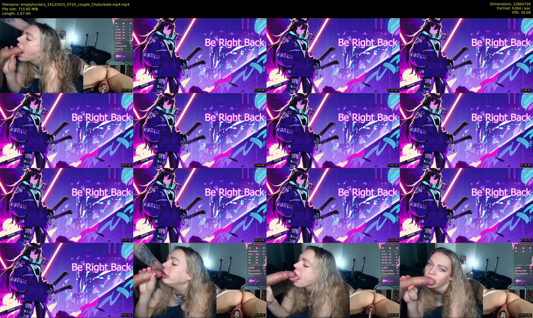 emptyhunters — 67 minute Chaturbate couple cam show recording, 720p, Dec 14, 2025