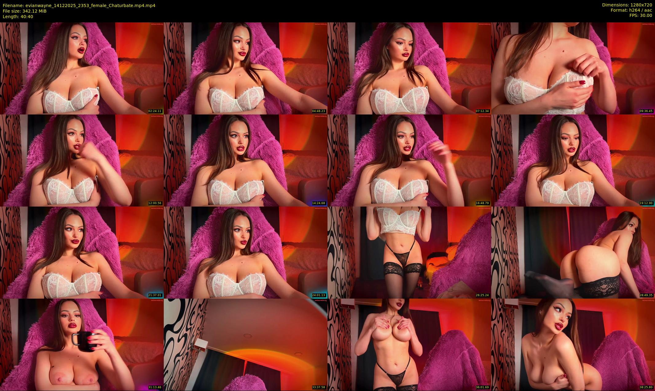 evianwayne — 41 minute Chaturbate female cam show recording, 720p, Dec 14, 2025