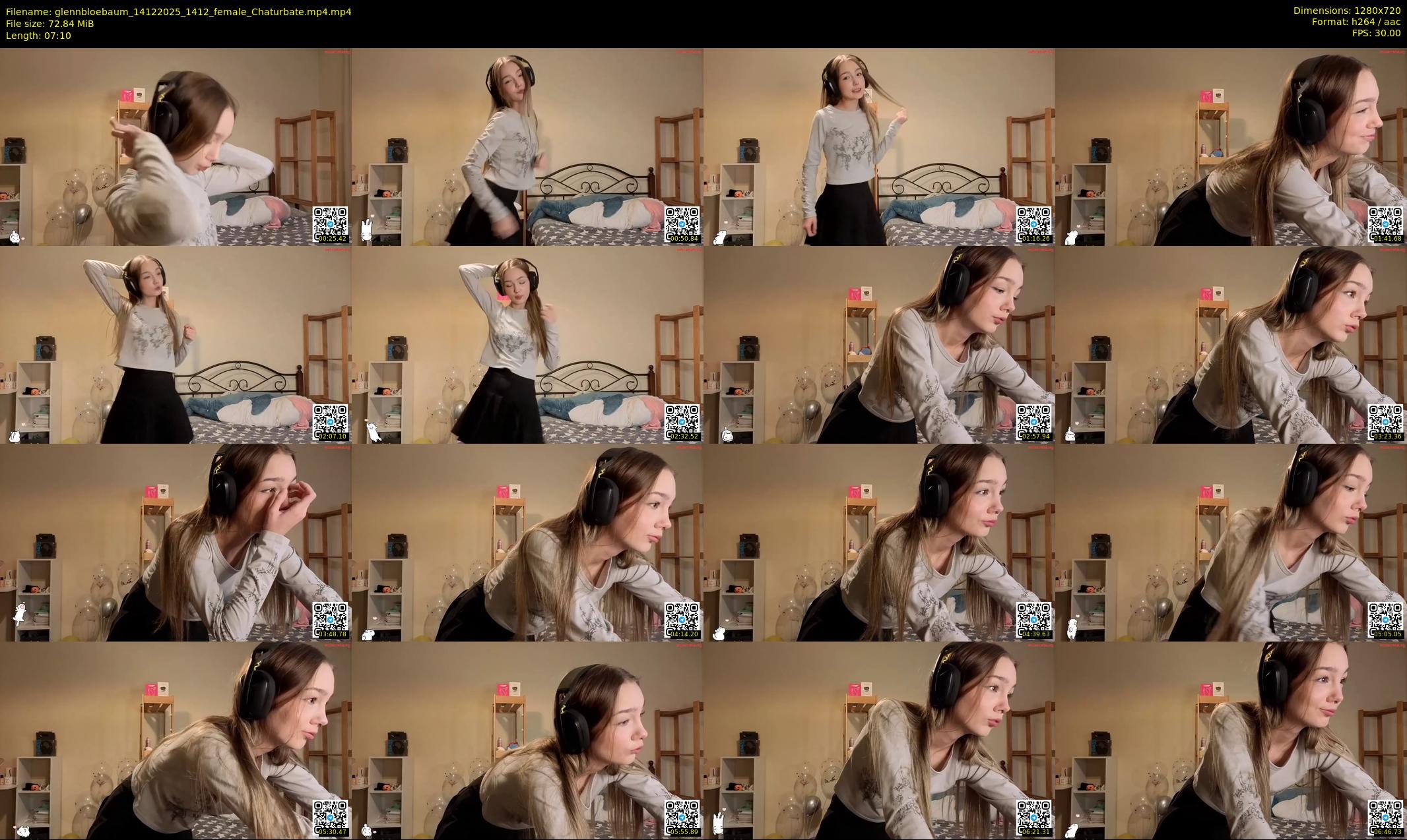 glennbloebaum — 8 minute Chaturbate female cam show recording, 720p, Dec 14, 2025