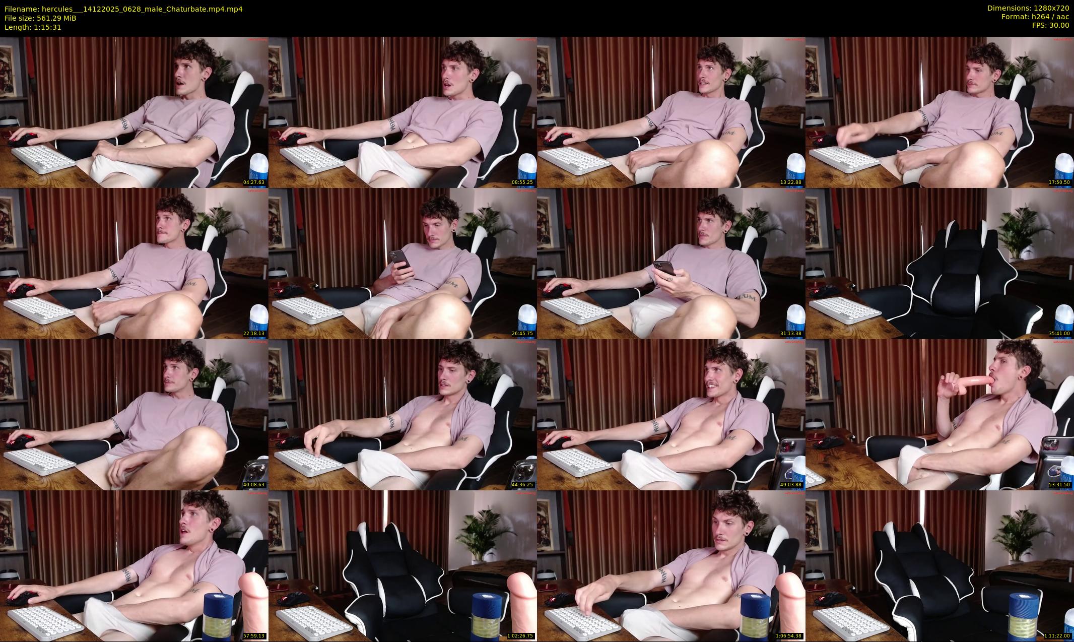 hercules__ — 76 minute Chaturbate male cam show recording, 720p, Dec 14, 2025