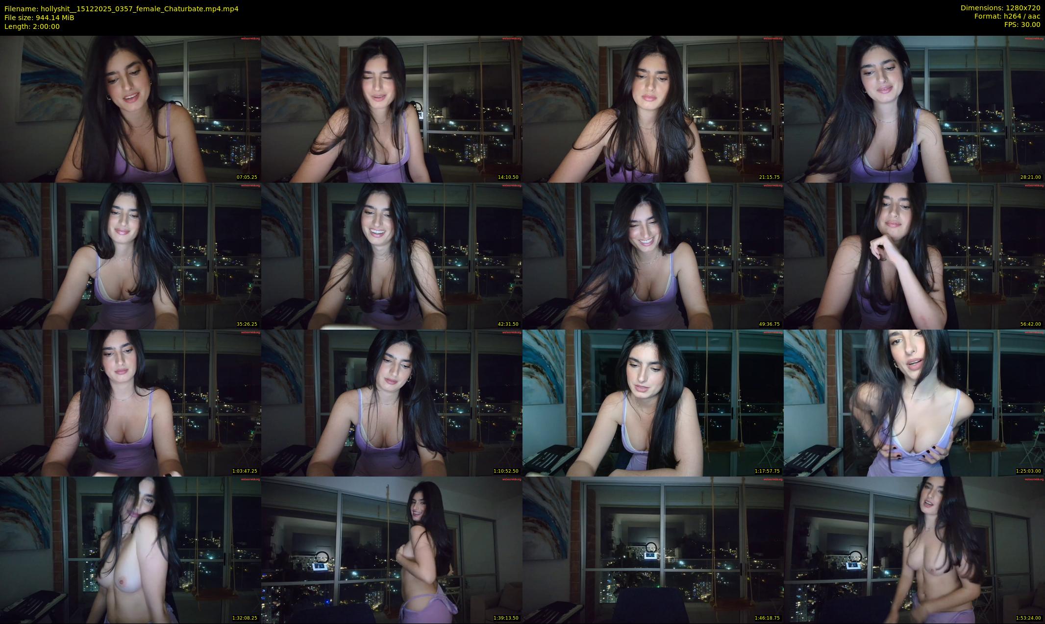 hollyshit_ — 120 minute Chaturbate female cam show recording, 720p, Dec 15, 2025