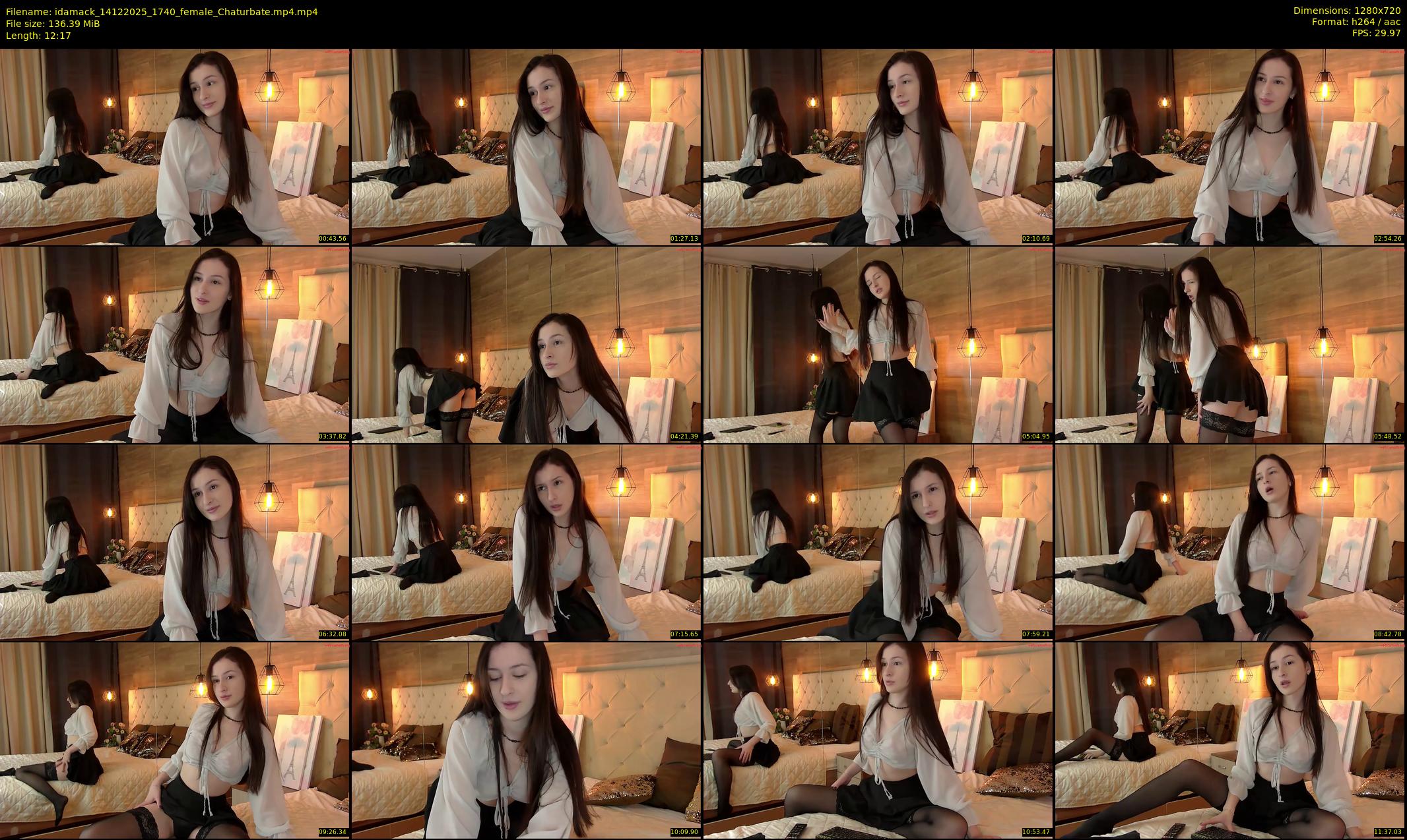 idamack — 13 minute Chaturbate female cam show recording, 720p, Dec 14, 2025