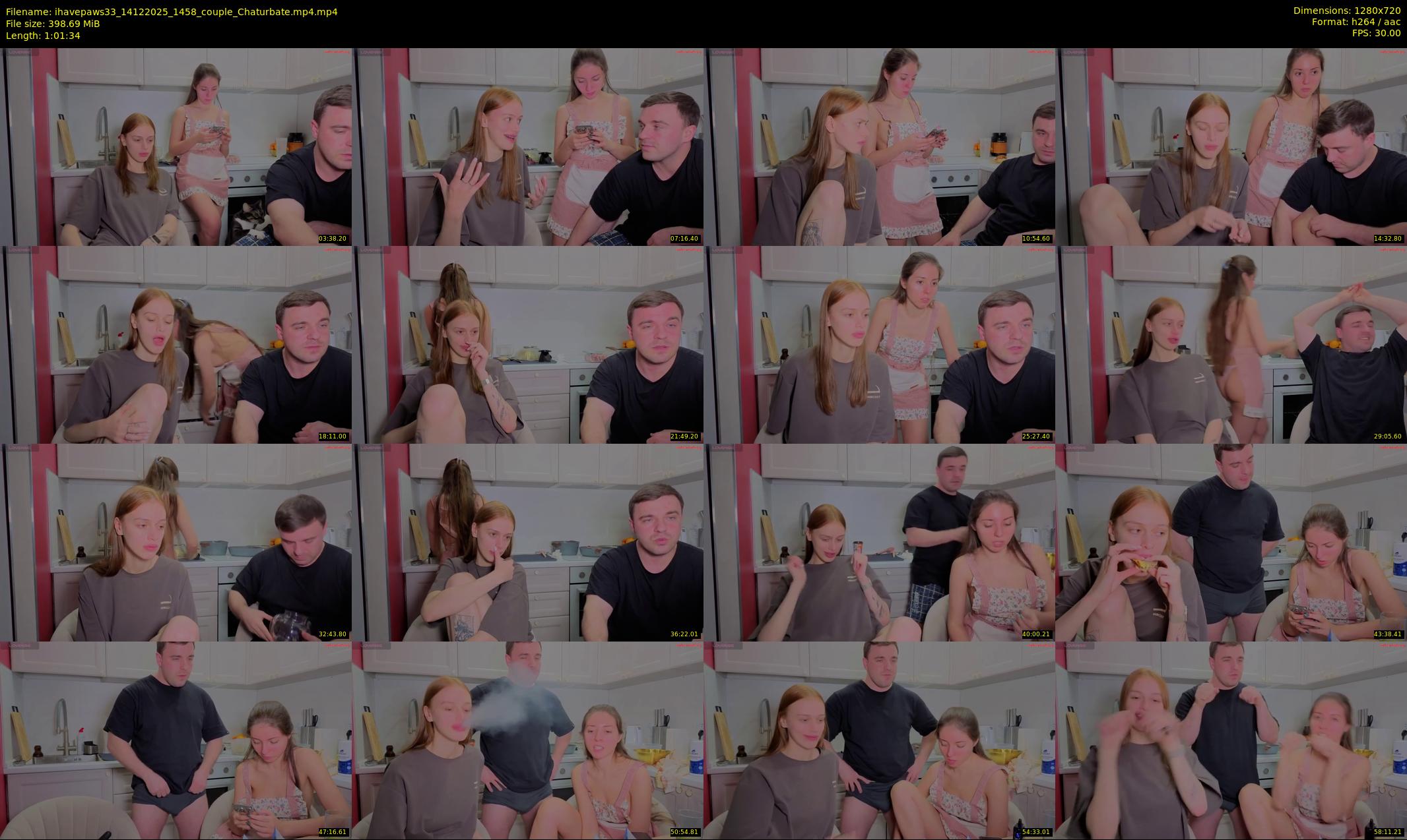 ihavepaws33 — 62 minute Chaturbate couple cam show recording, 720p, Dec 14, 2025