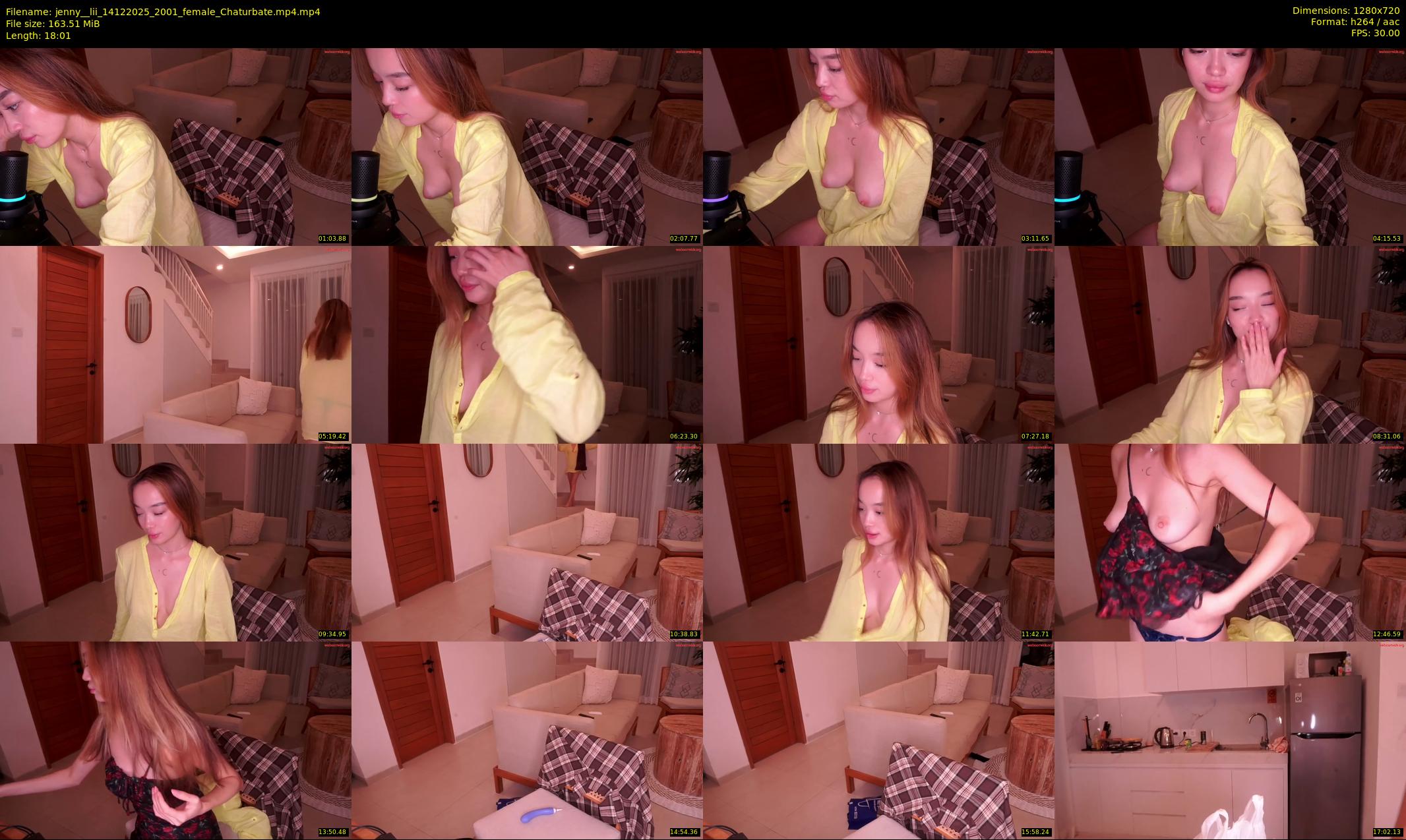 jenny__lii — 19 minute Chaturbate female cam show recording, 720p, Dec 14, 2025