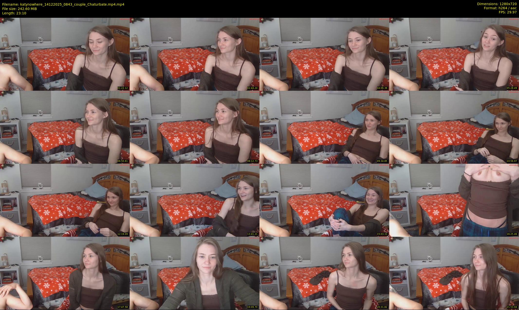 katynowhere — 24 minute Chaturbate female cam show recording, 720p, Dec 14, 2025
