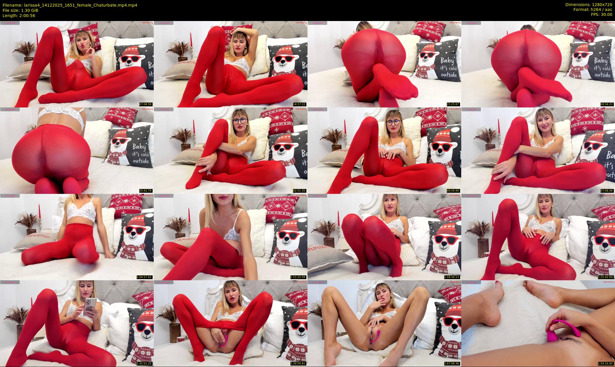 larissa4 — 121 minute Chaturbate female cam show recording, 720p, Dec 14, 2025