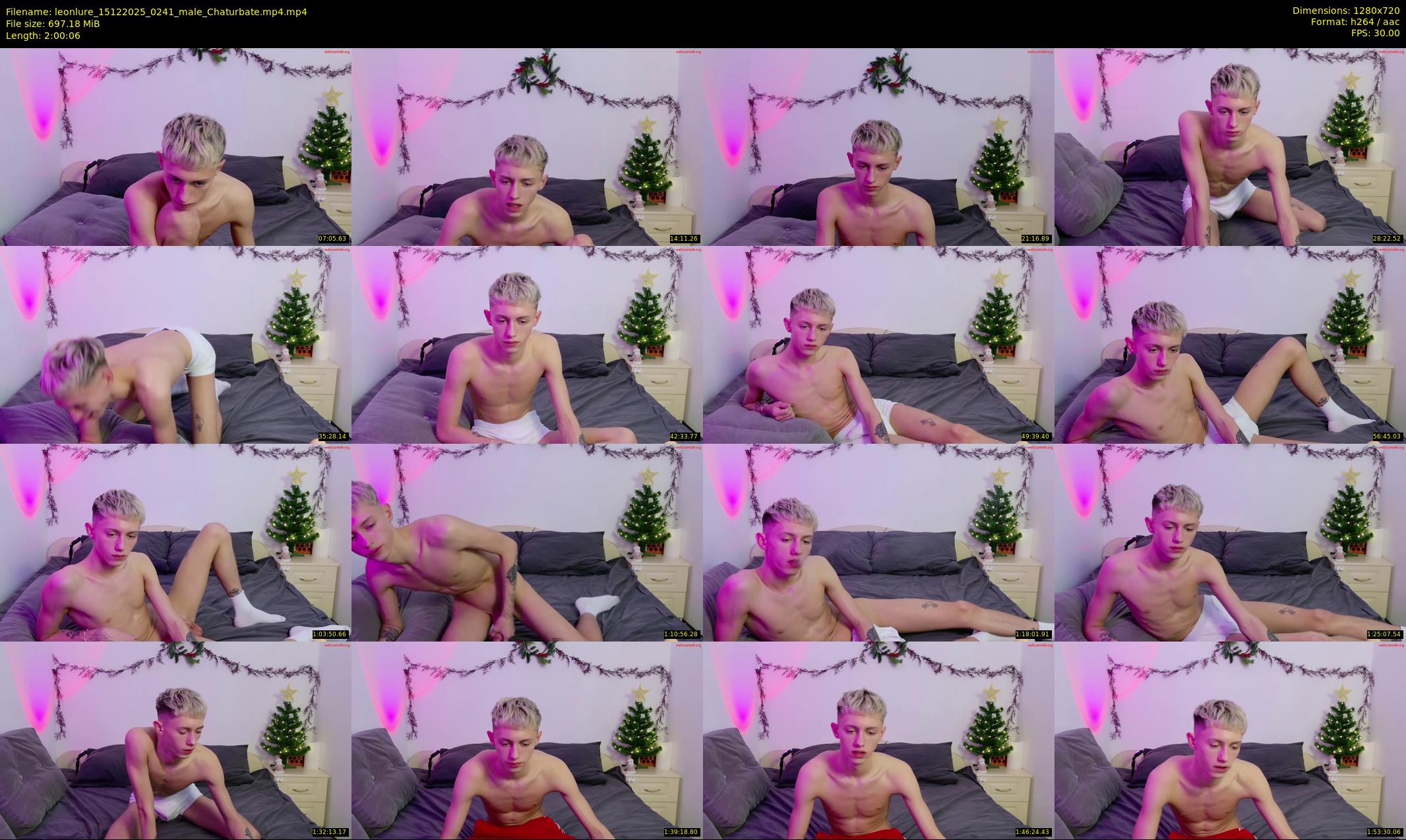 leonlure — 121 minute Chaturbate male cam show recording, 720p, Dec 15, 2025