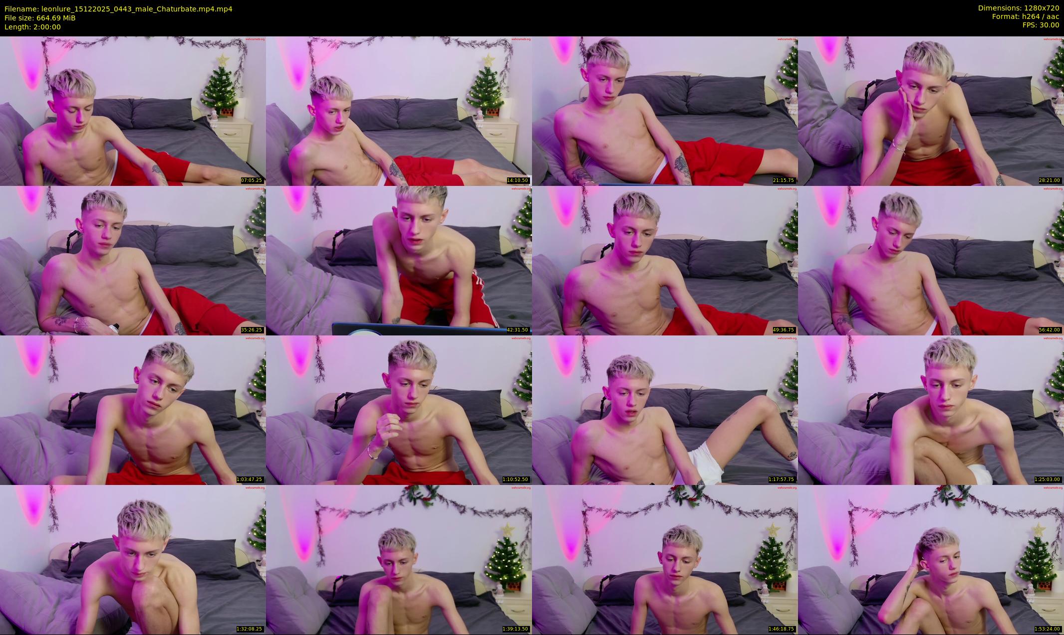 leonlure — 120 minute Chaturbate male cam show recording, 720p, Dec 15, 2025