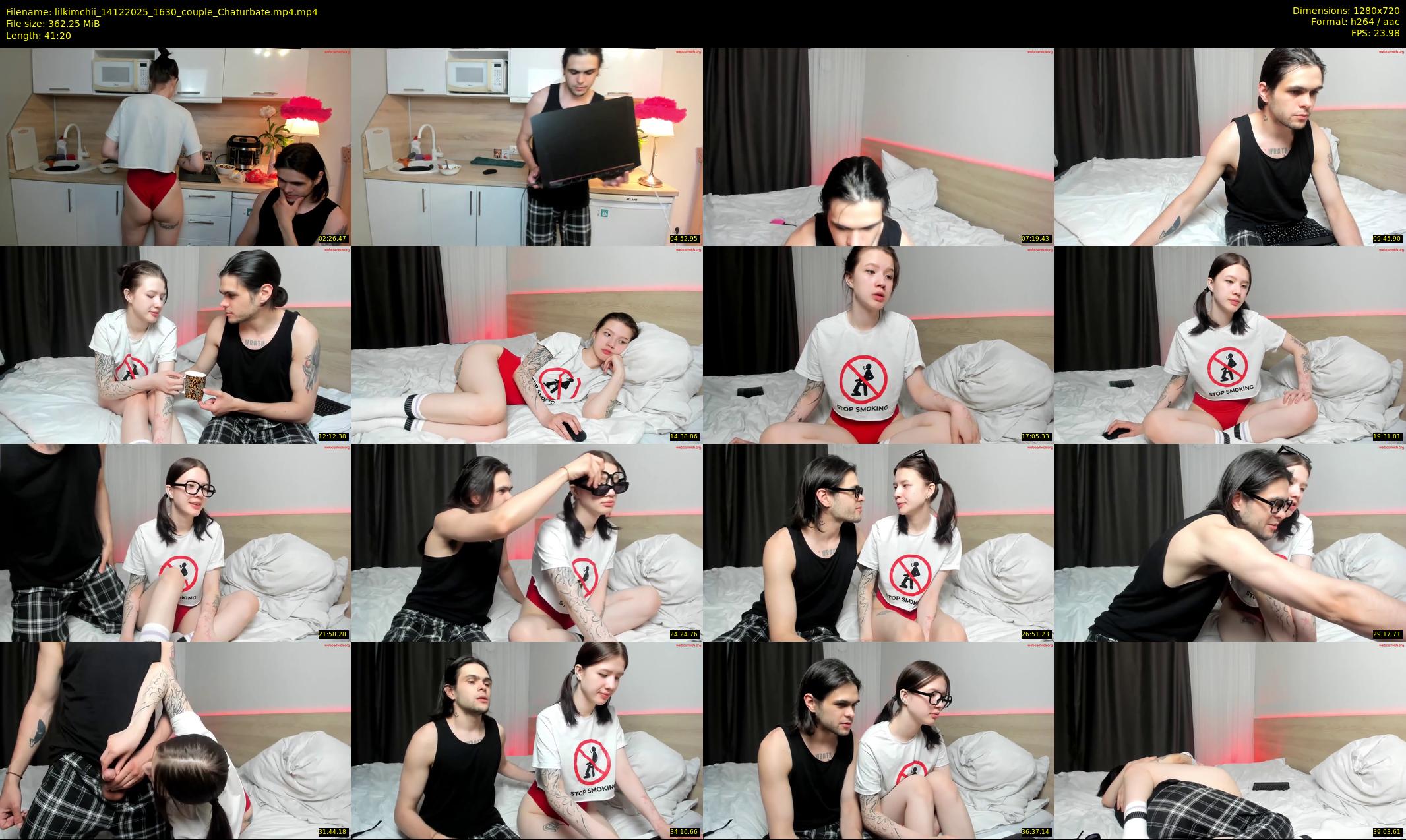 lilkimchii — 42 minute Chaturbate couple cam show recording, 720p, Dec 14, 2025