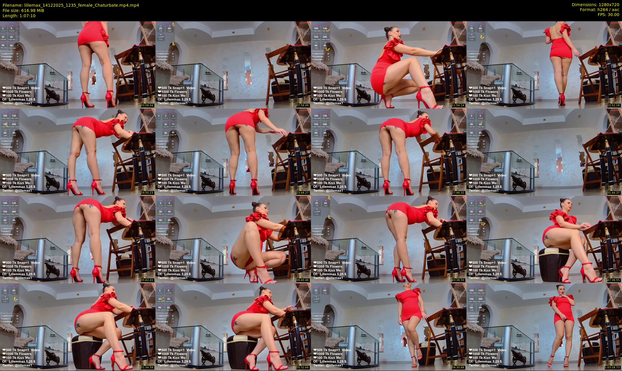 lillemax — 68 minute Chaturbate female cam show recording, 720p, Dec 14, 2025