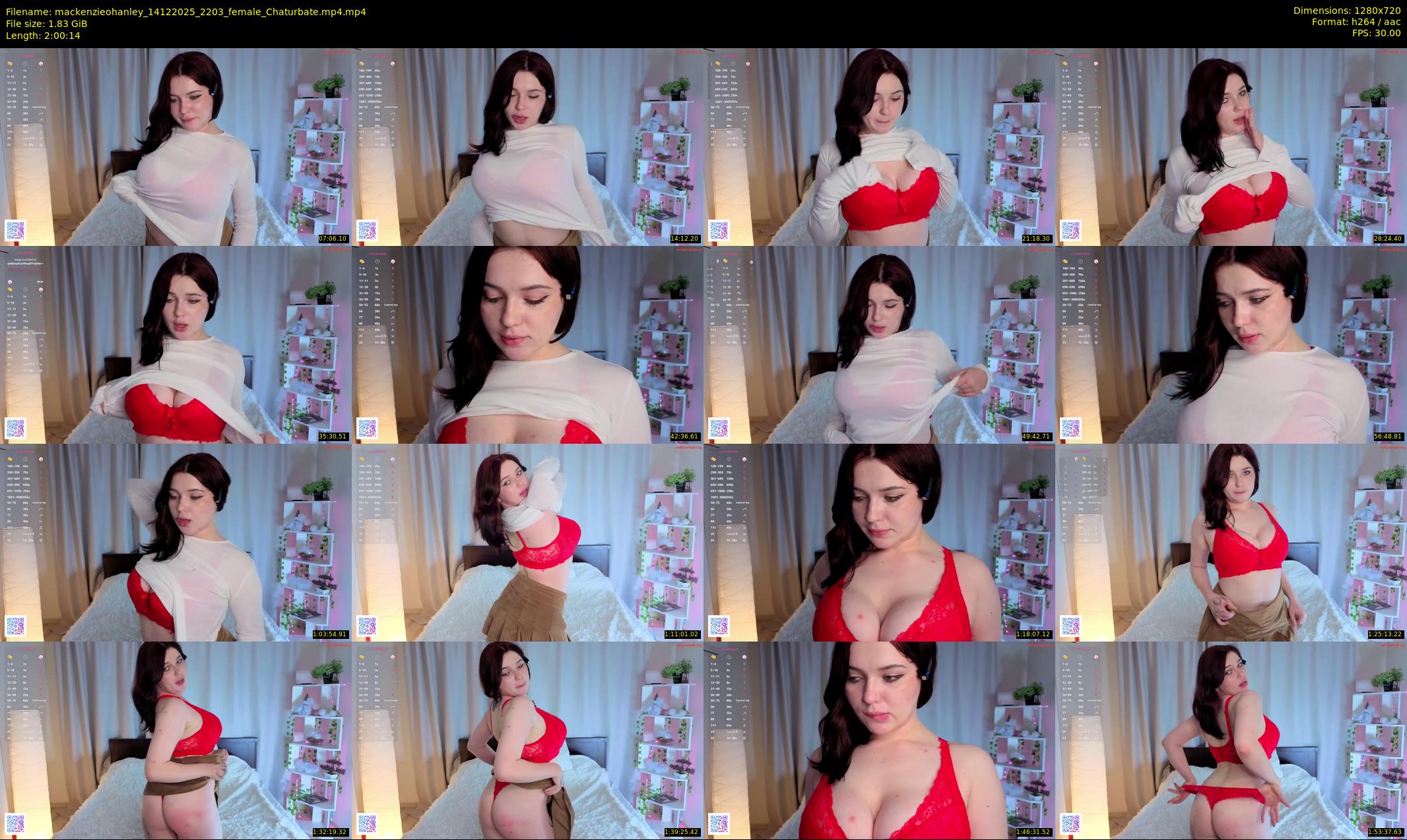 mackenzieohanley — 121 minute Chaturbate female cam show recording, 720p, Dec 14, 2025