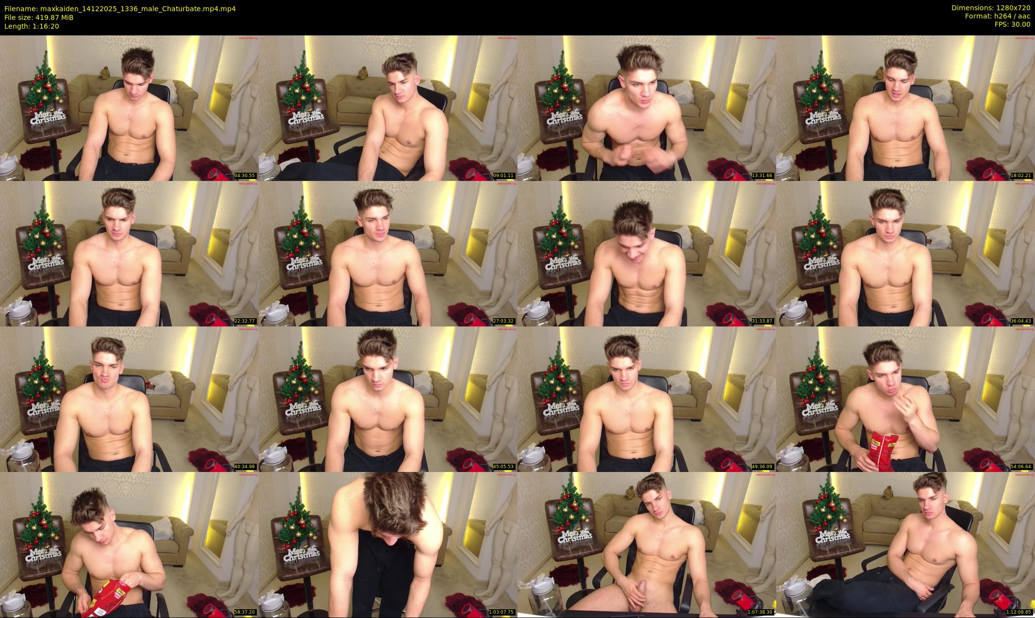 maxkaiden — 77 minute Chaturbate male cam show recording, 720p, Dec 14, 2025