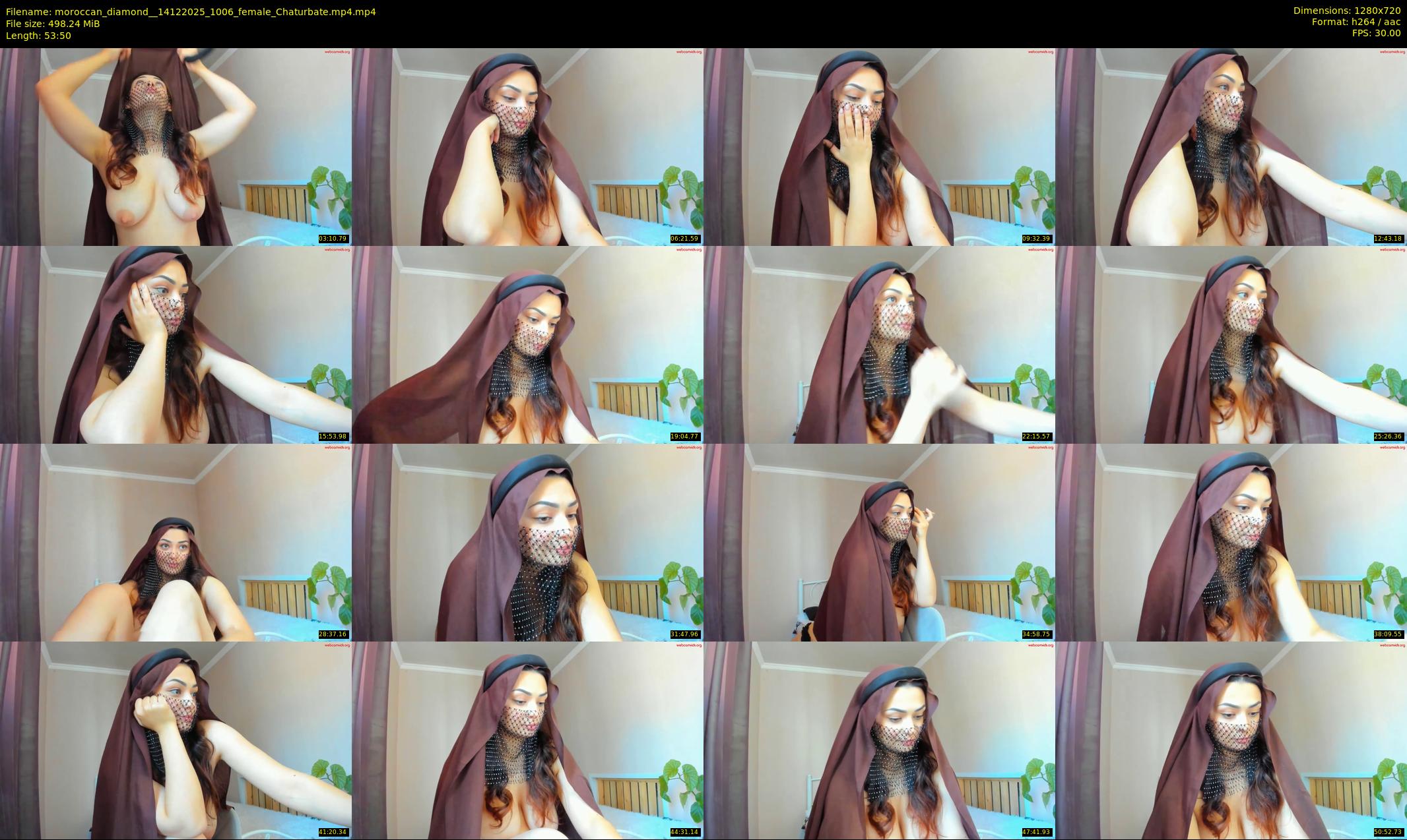moroccan_diamond_ — 54 minute Chaturbate female cam show recording, 720p, Dec 14, 2025