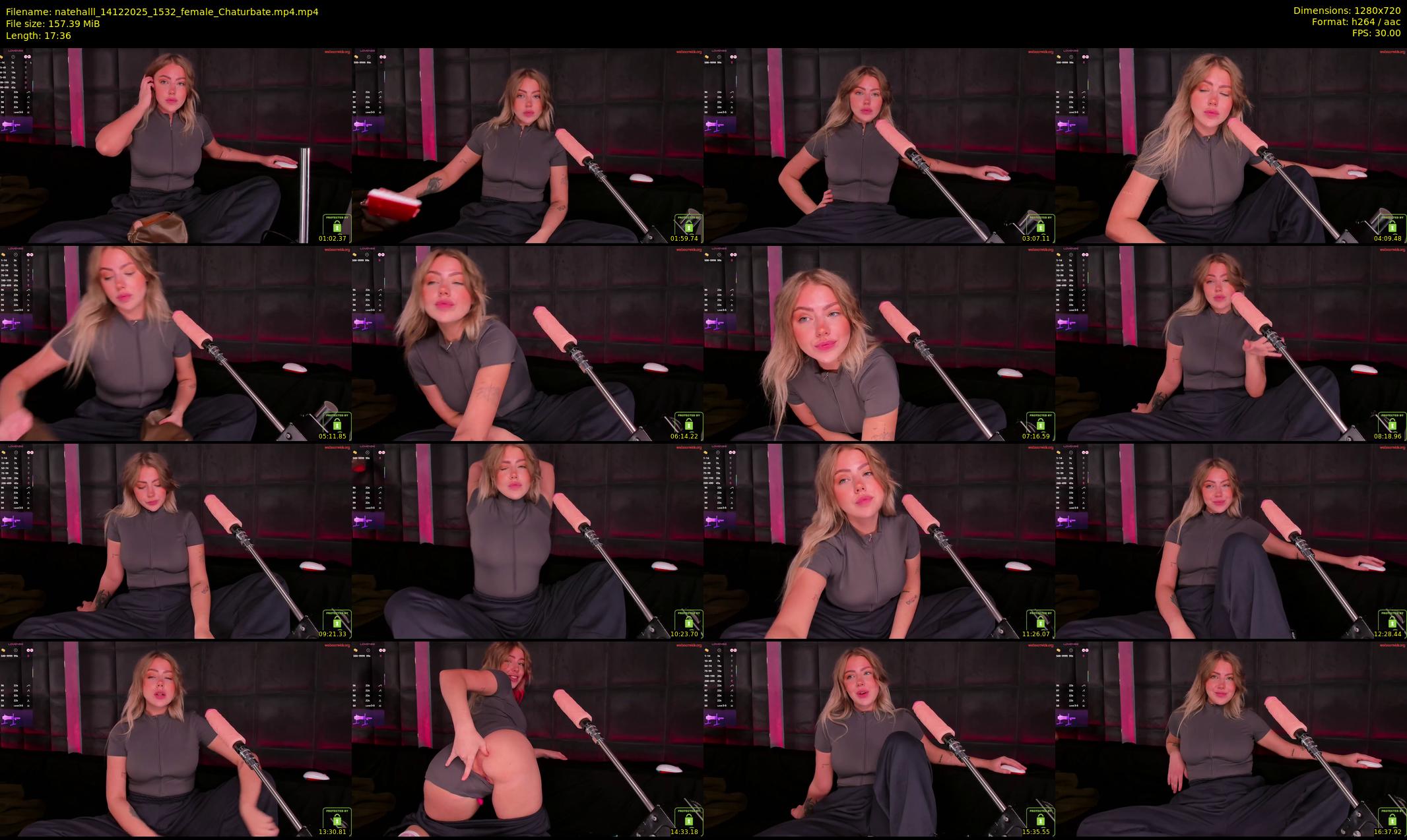 natehalll — 18 minute Chaturbate female cam show recording, 720p, Dec 14, 2025