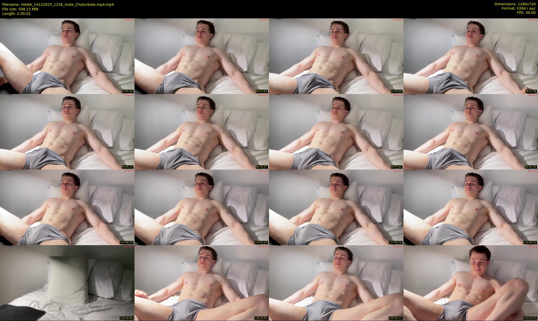 nfeibk — 121 minute Chaturbate male cam show recording, 720p, Dec 14, 2025