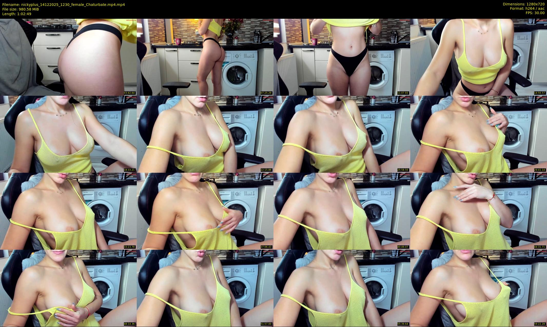 nickyplus — 63 minute Chaturbate couple cam show recording, 720p, Dec 14, 2025