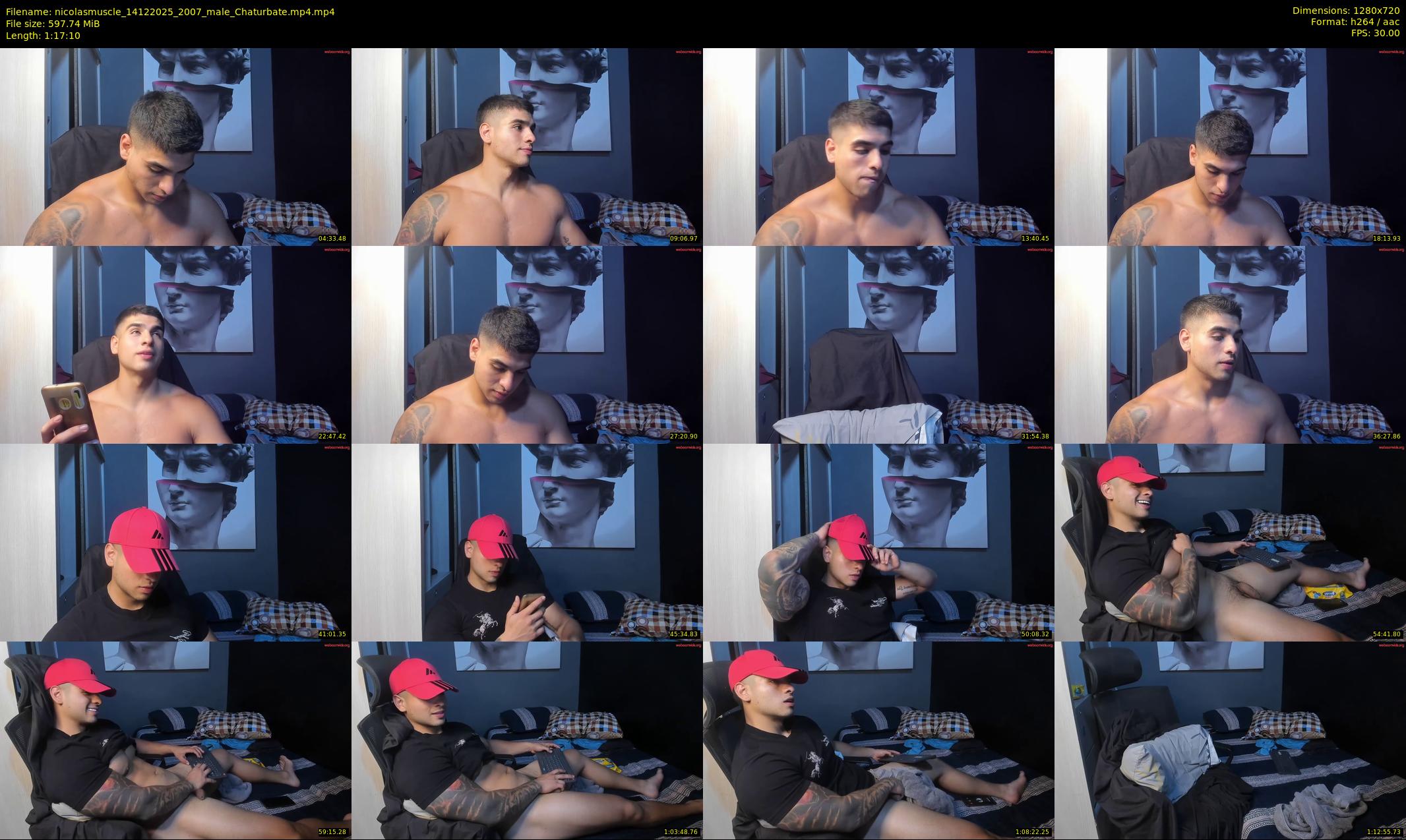 nicolasmuscle — 78 minute Chaturbate male cam show recording, 720p, Dec 14, 2025