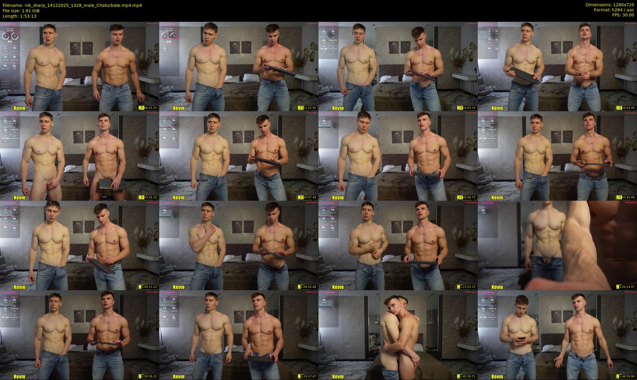 nik_sharp — 114 minute Chaturbate male cam show recording, 720p, Dec 14, 2025