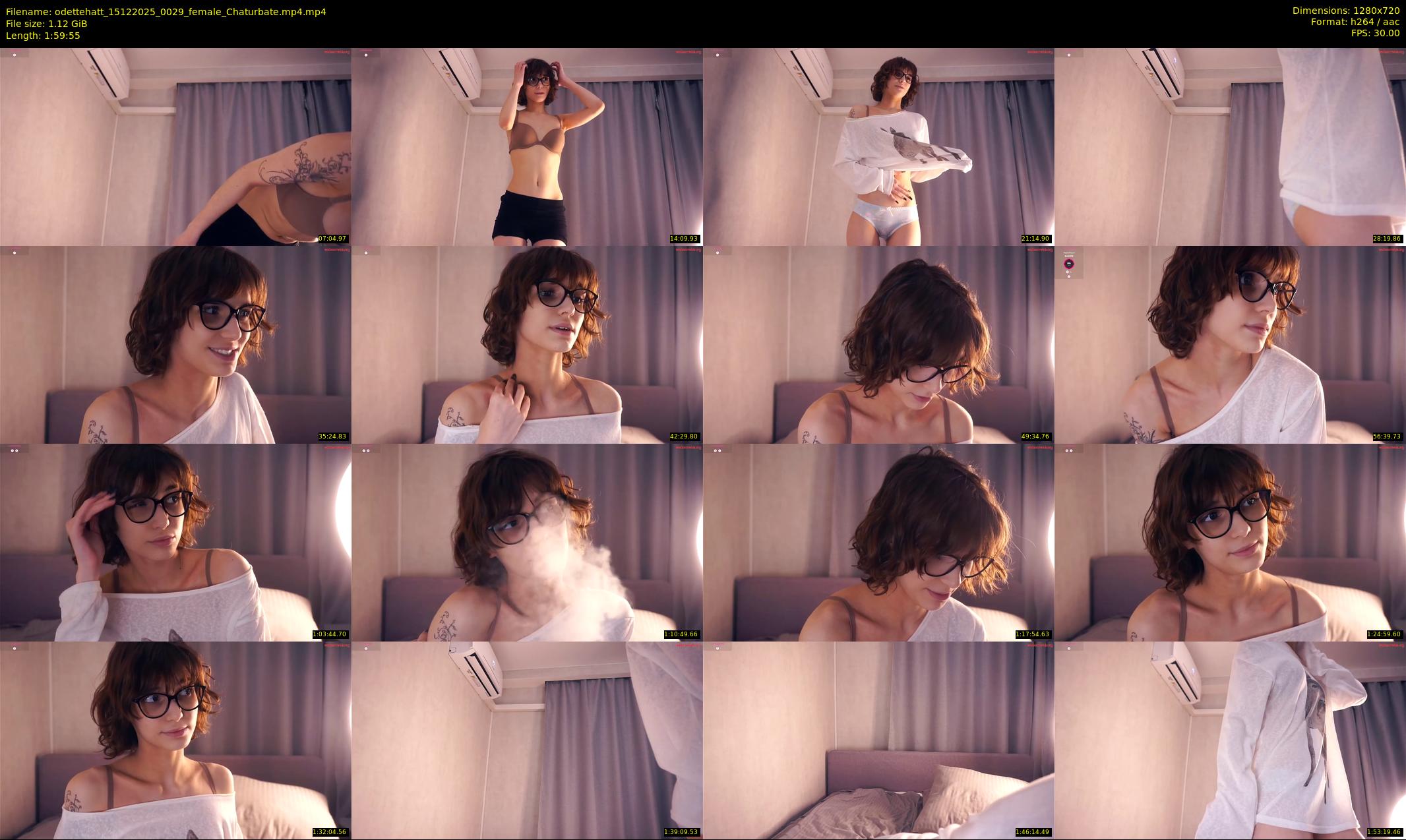 odettehatt — 120 minute Chaturbate female cam show recording, 720p, Dec 15, 2025
