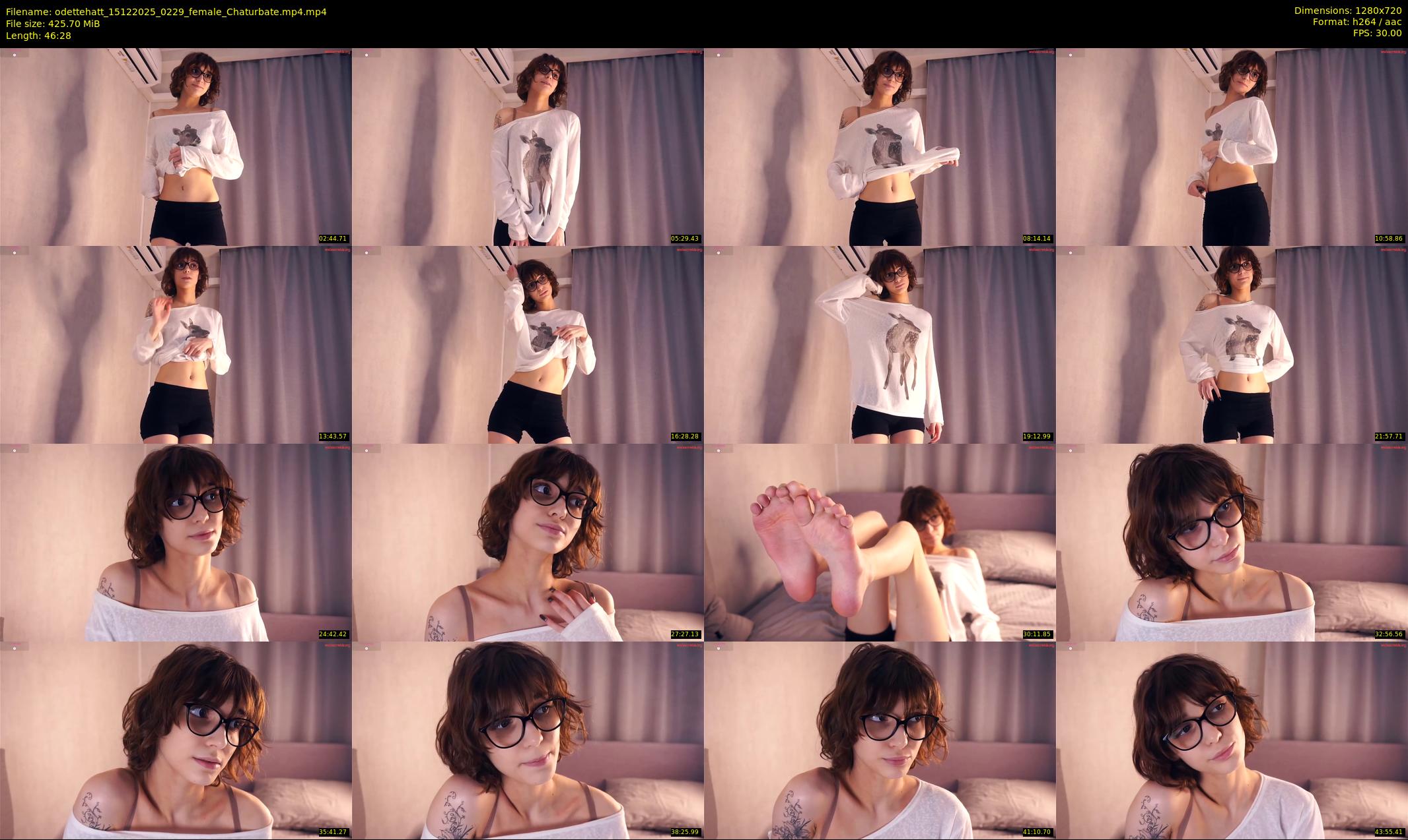 odettehatt — 47 minute Chaturbate female cam show recording, 720p, Dec 15, 2025