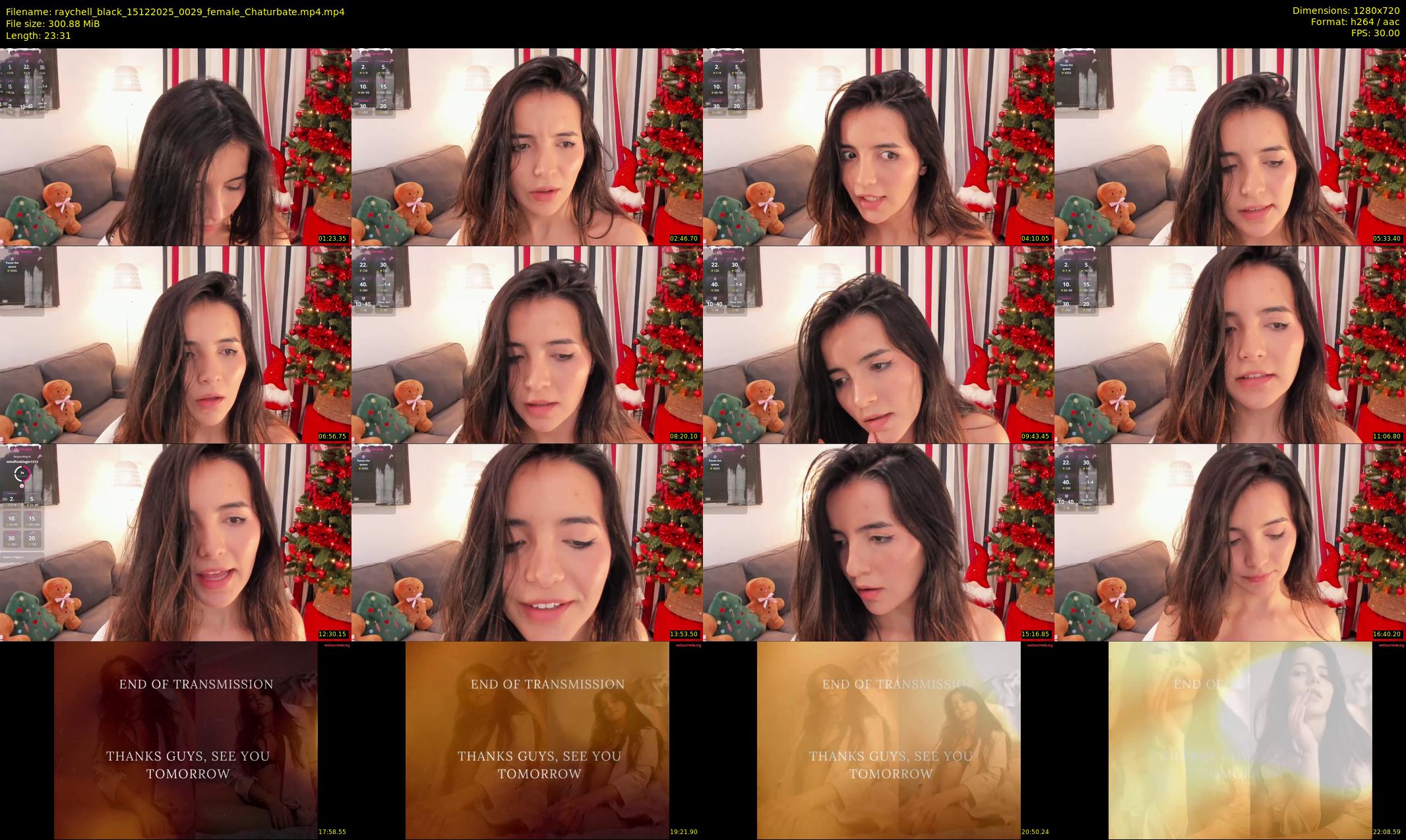 raychell_black — 24 minute Chaturbate female cam show recording, 720p, Dec 15, 2025