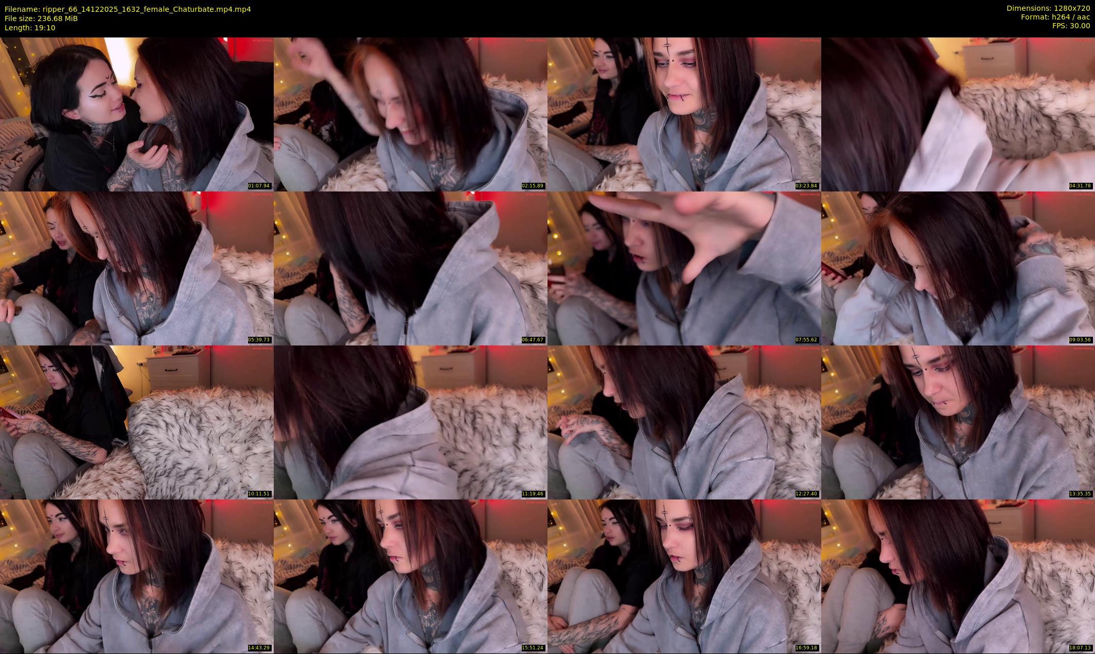 ripper_66 — 20 minute Chaturbate female cam show recording, 720p, Dec 14, 2025