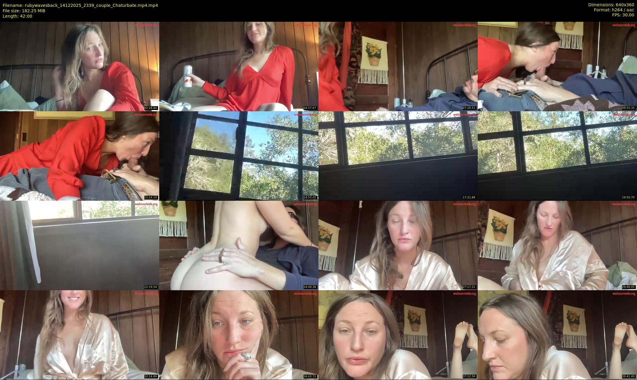 rubywavesback — 42 minute Chaturbate couple cam show recording, 360p, Dec 14, 2025