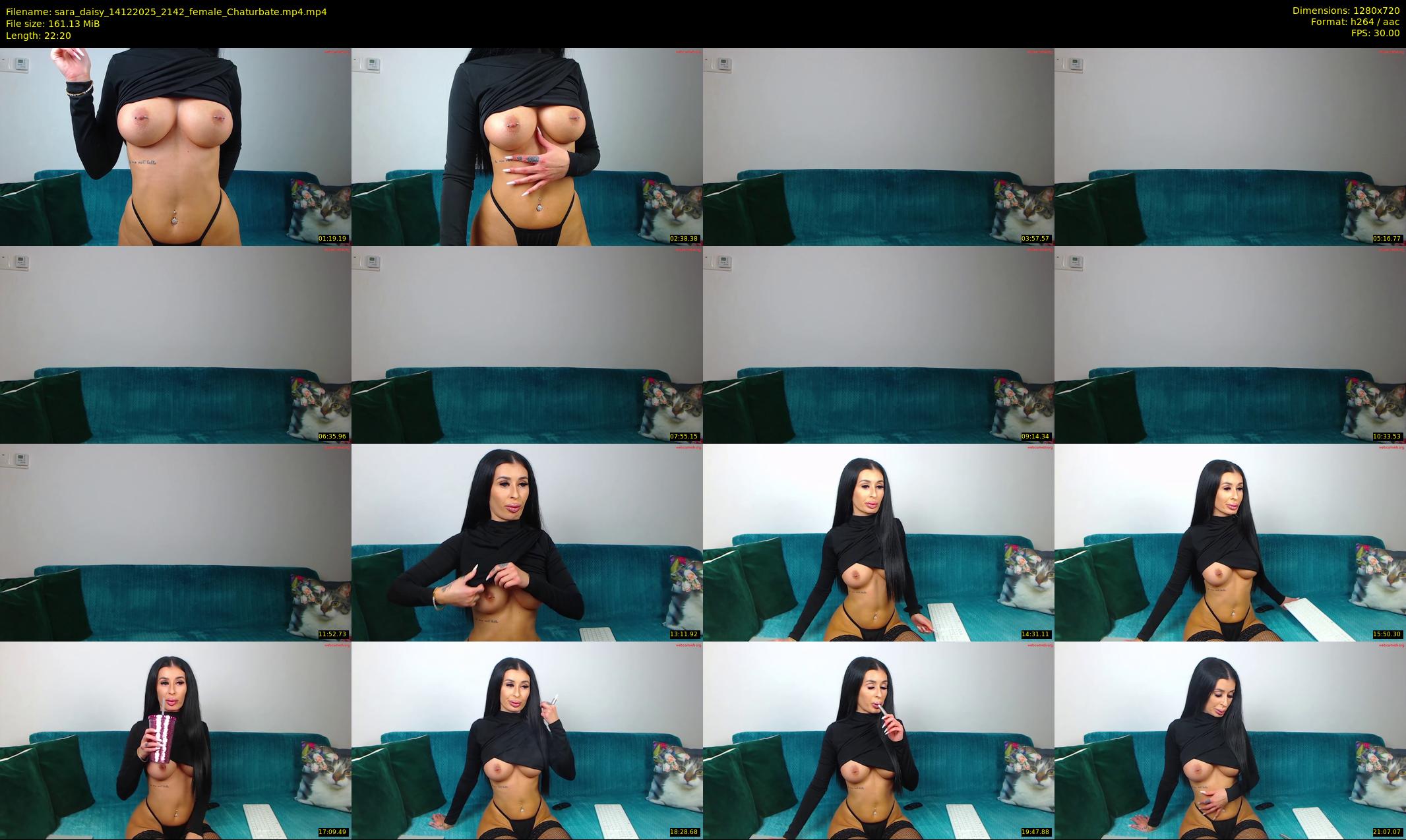 sara_daisy — 23 minute Chaturbate female cam show recording, 720p, Dec 14, 2025