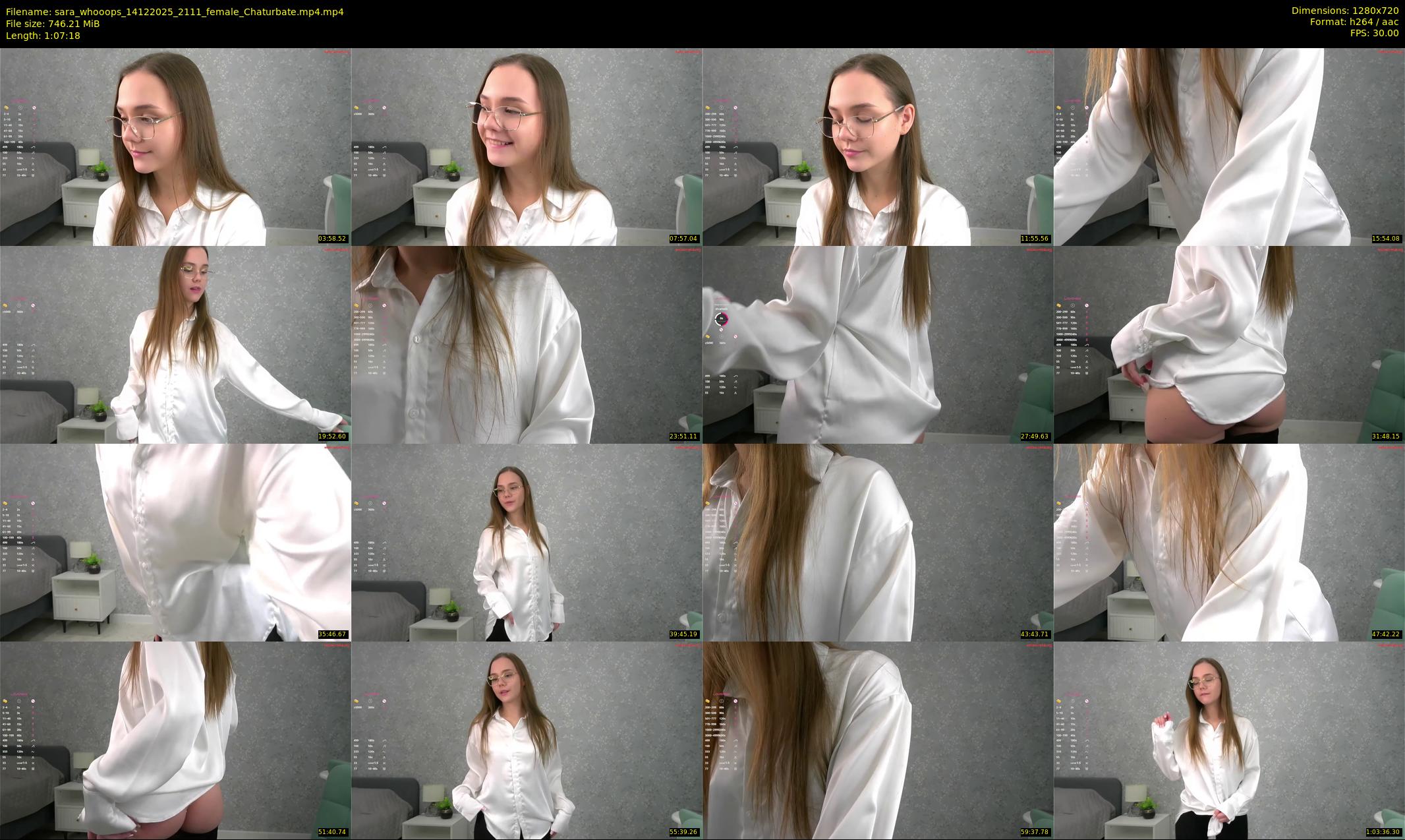 sara_whooops — 68 minute Chaturbate female cam show recording, 720p, Dec 14, 2025