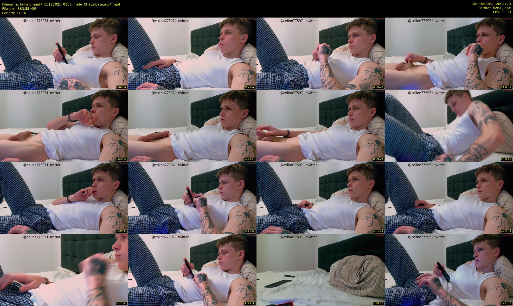 talkinghead7 — 38 minute Chaturbate male cam show recording, 720p, Dec 15, 2025