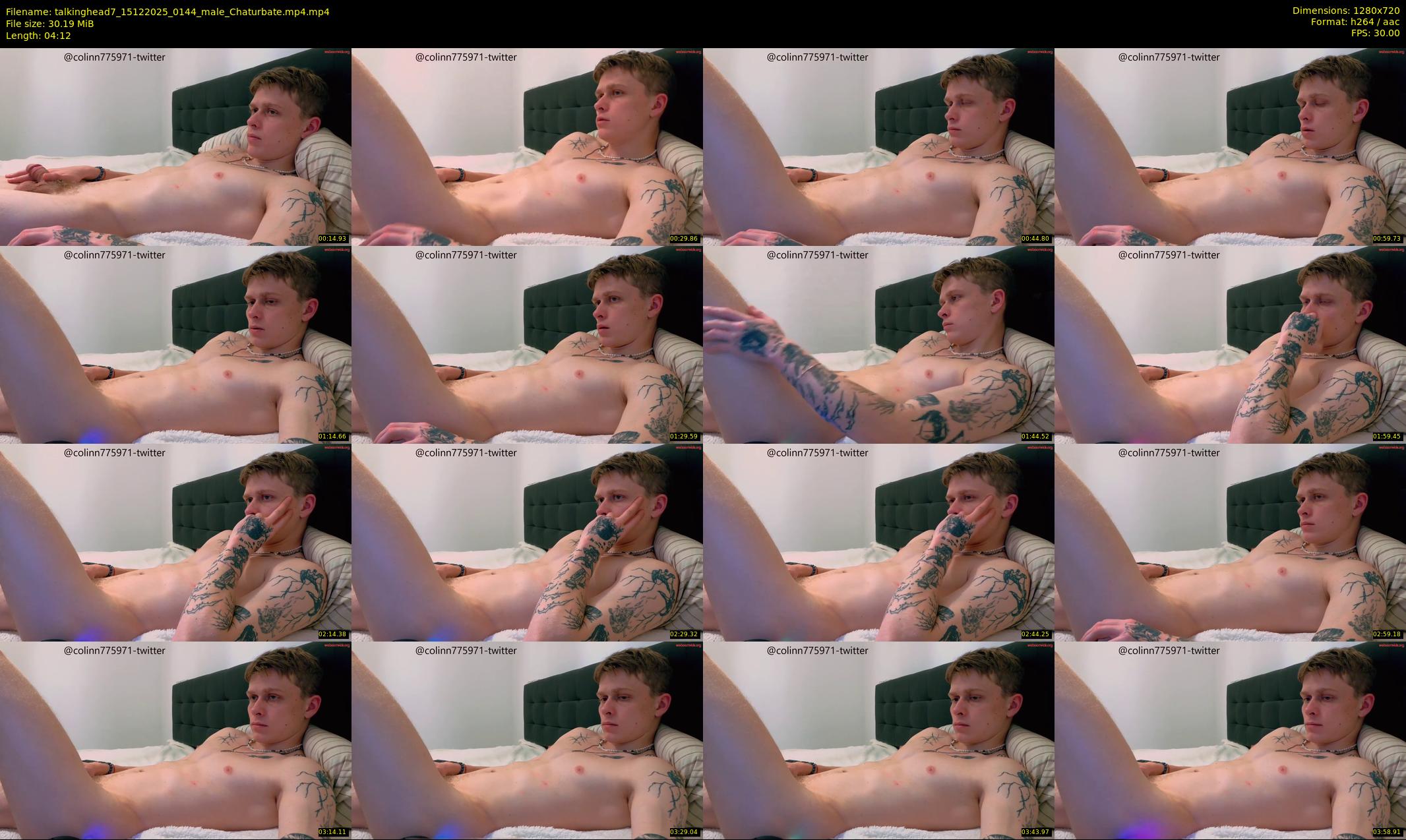 talkinghead7 — 5 minute Chaturbate male cam show recording, 720p, Dec 15, 2025