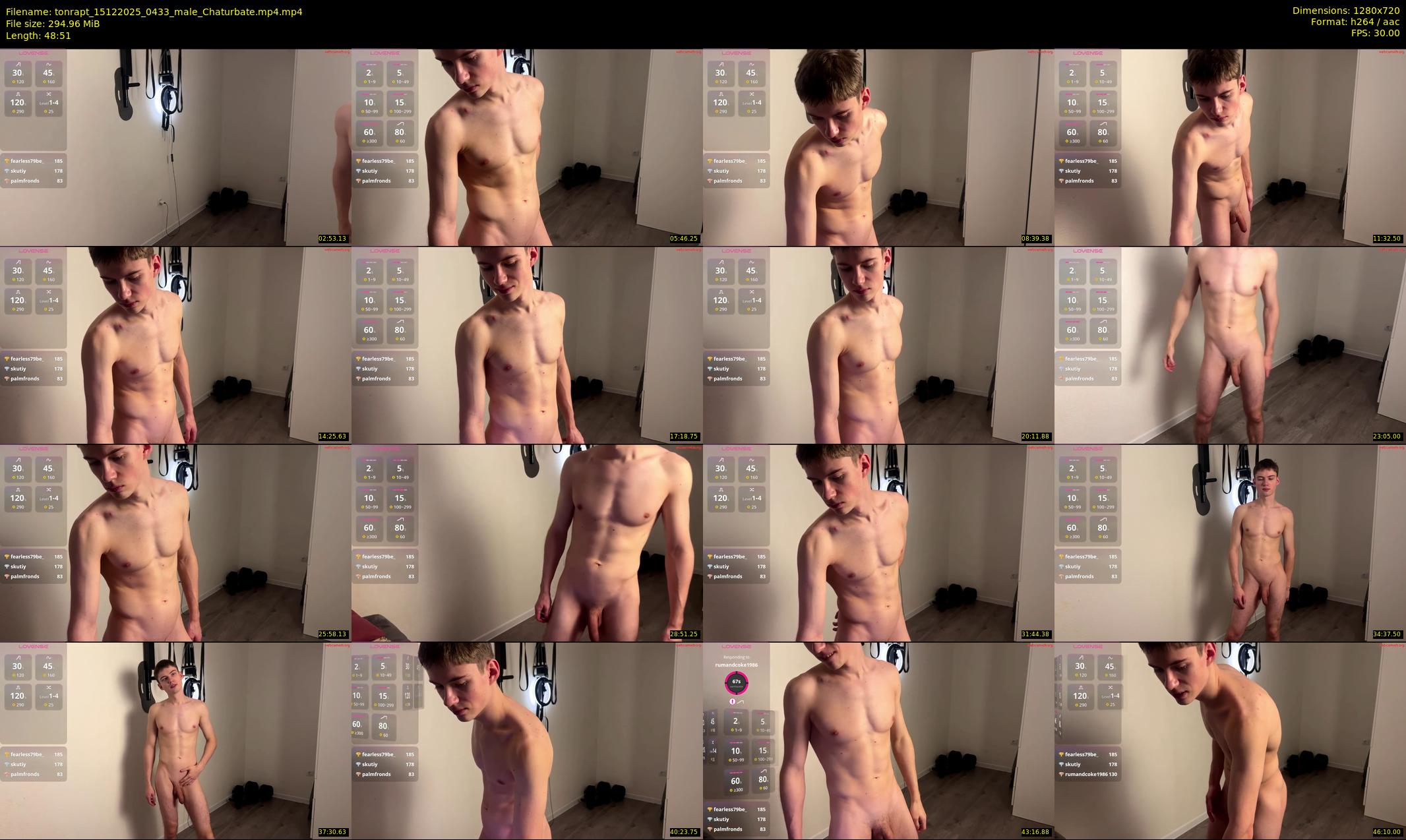 tonrapt — 49 minute Chaturbate male cam show recording, 720p, Dec 15, 2025