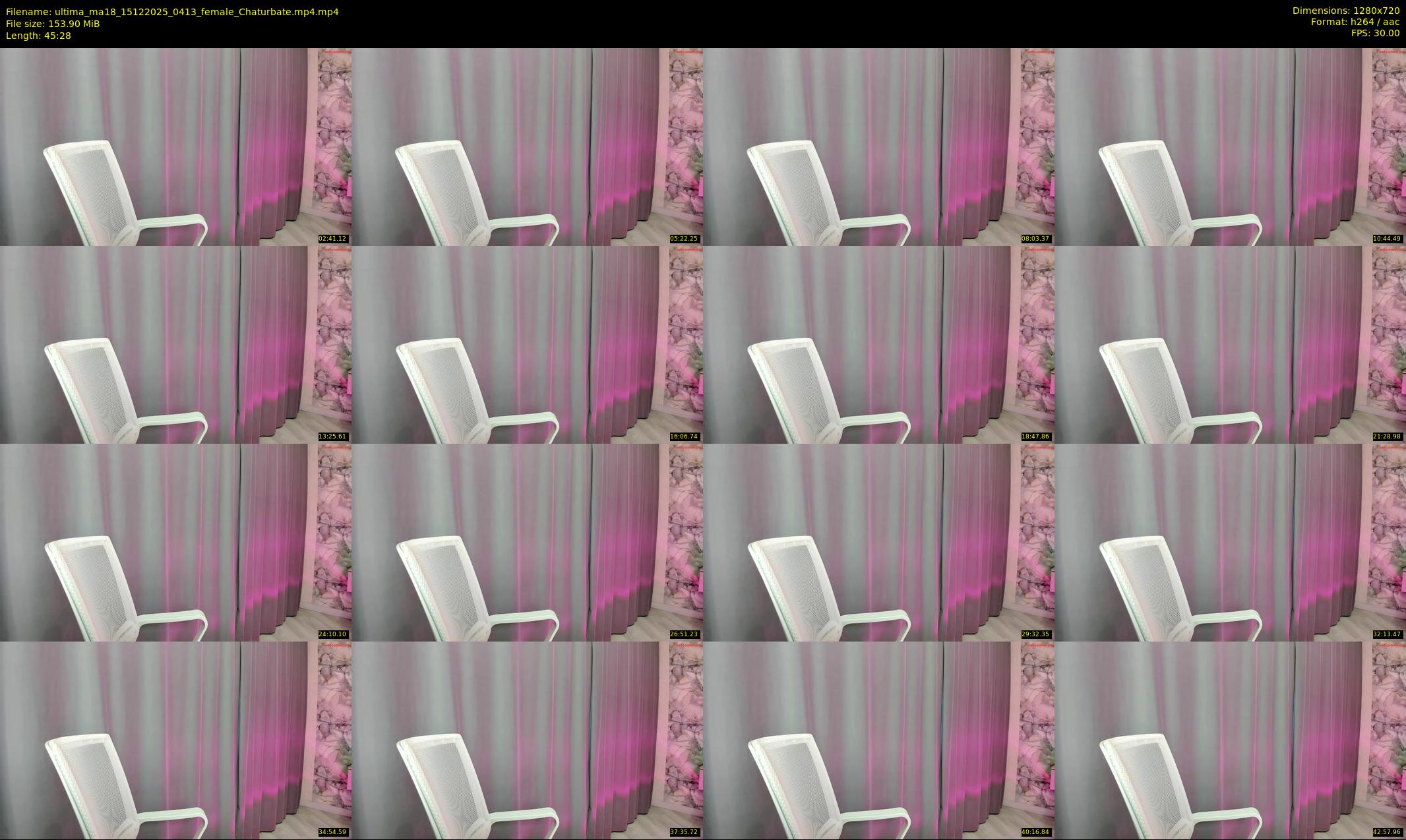 ultima_ma18 — 46 minute Chaturbate female cam show recording, 720p, Dec 15, 2025