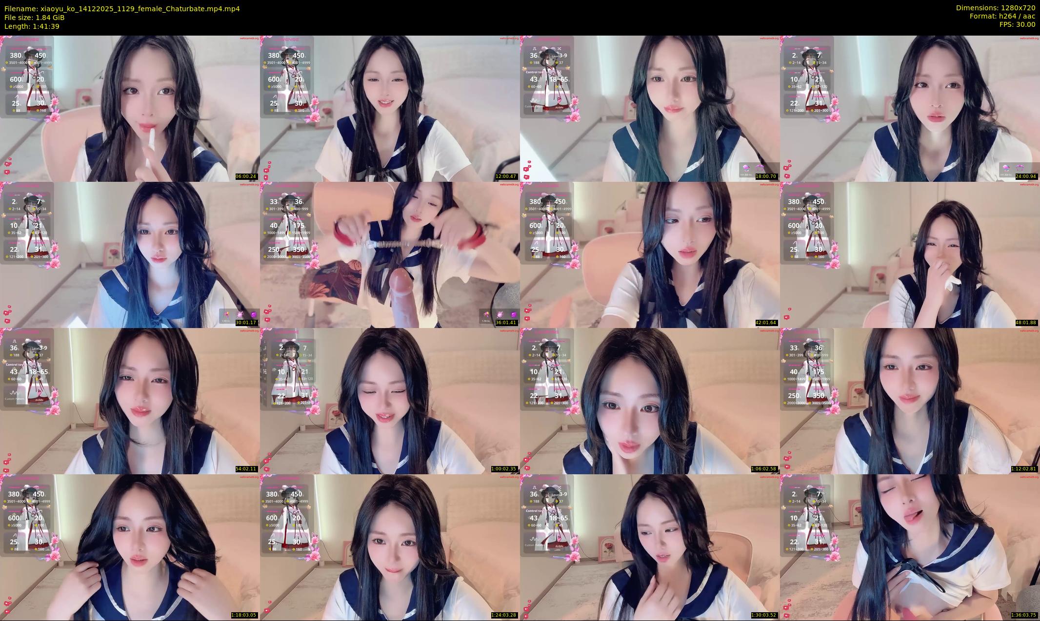 xiaoyu_ko — 102 minute Chaturbate female cam show recording, 720p, Dec 14, 2025
