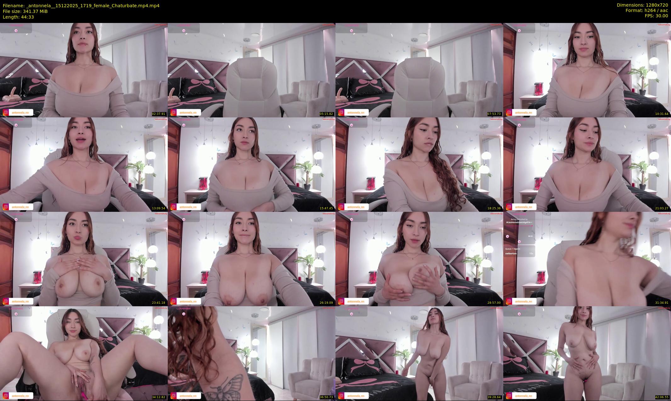 _antonnela_ — 45 minute Chaturbate female cam show recording, 720p, Dec 15, 2025