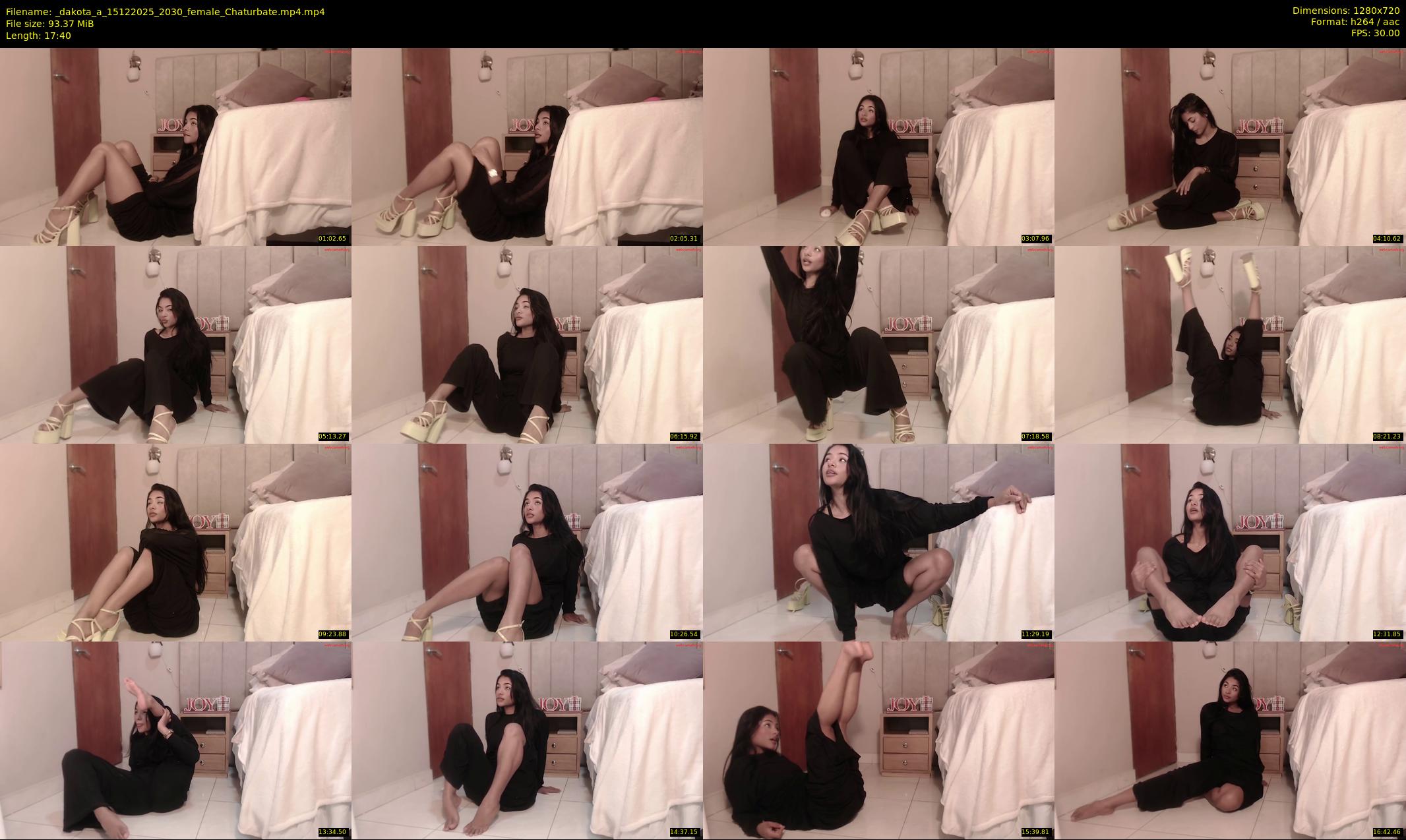 _dakota_a — 18 minute Chaturbate female cam show recording, 720p, Dec 15, 2025