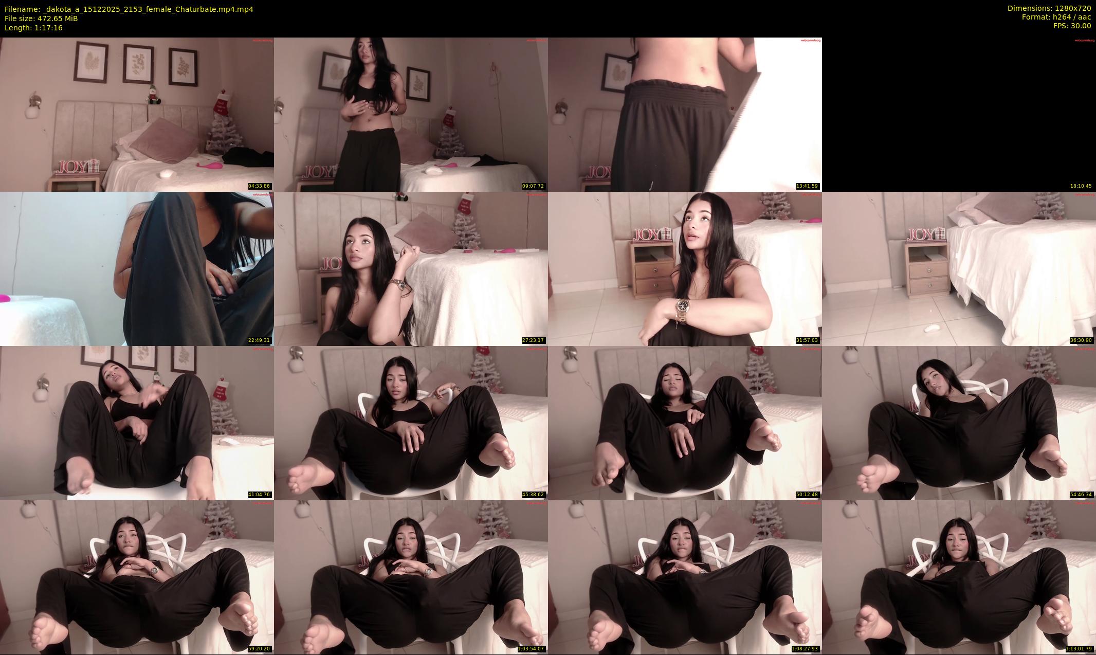 _dakota_a — 78 minute Chaturbate female cam show recording, 720p, Dec 15, 2025
