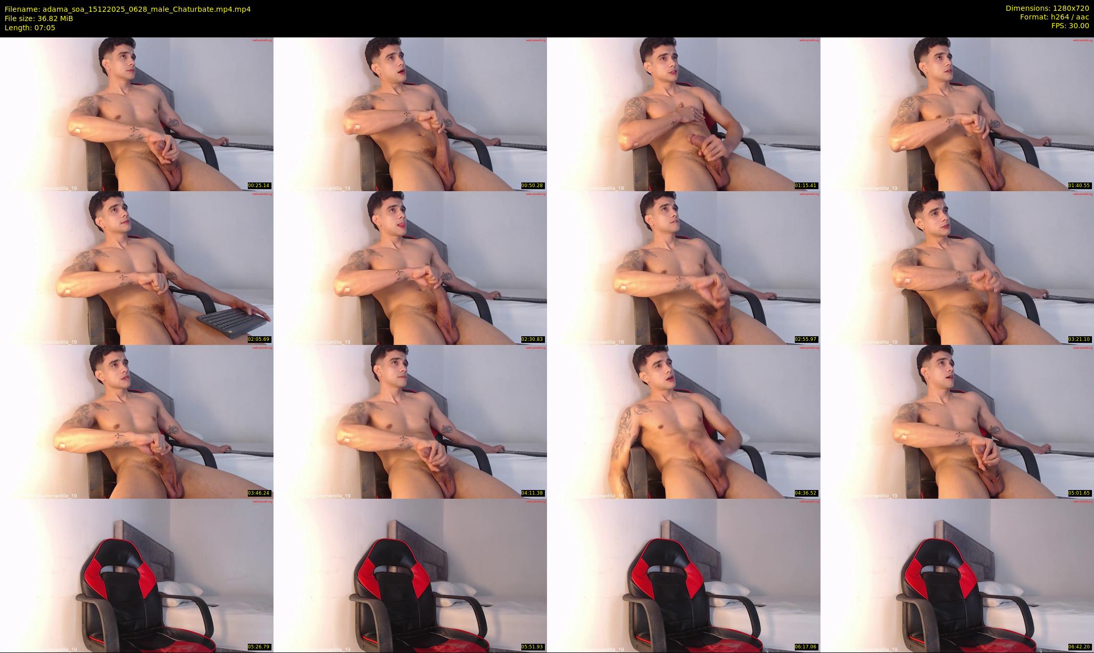 adama_soa — 8 minute Chaturbate male cam show recording, 720p, Dec 15, 2025