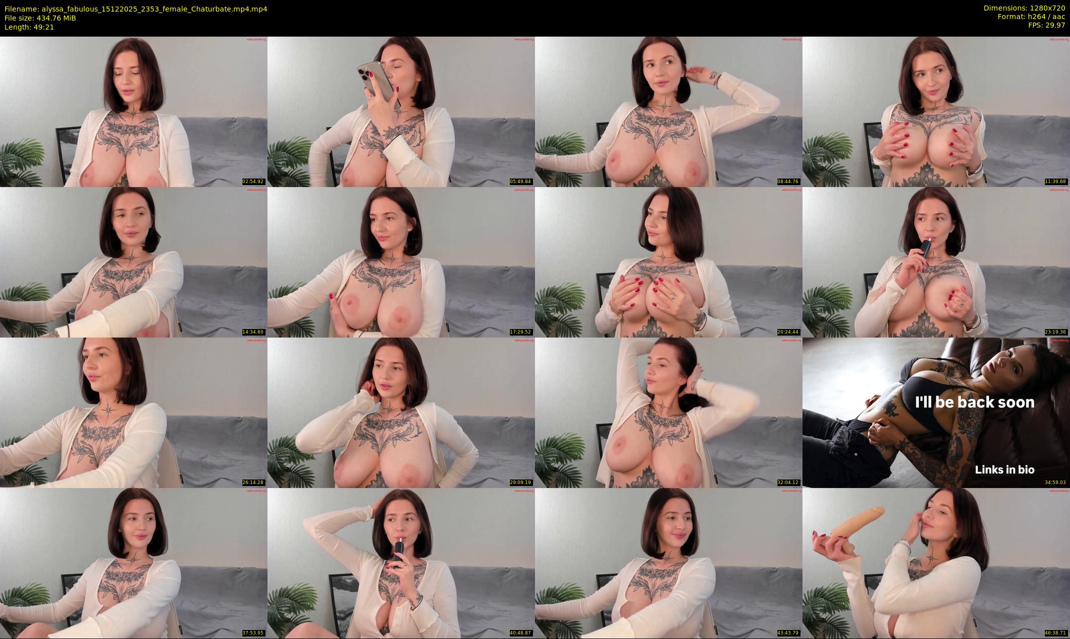 alyssa_fabulous — 50 minute Chaturbate female cam show recording, 720p, Dec 15, 2025