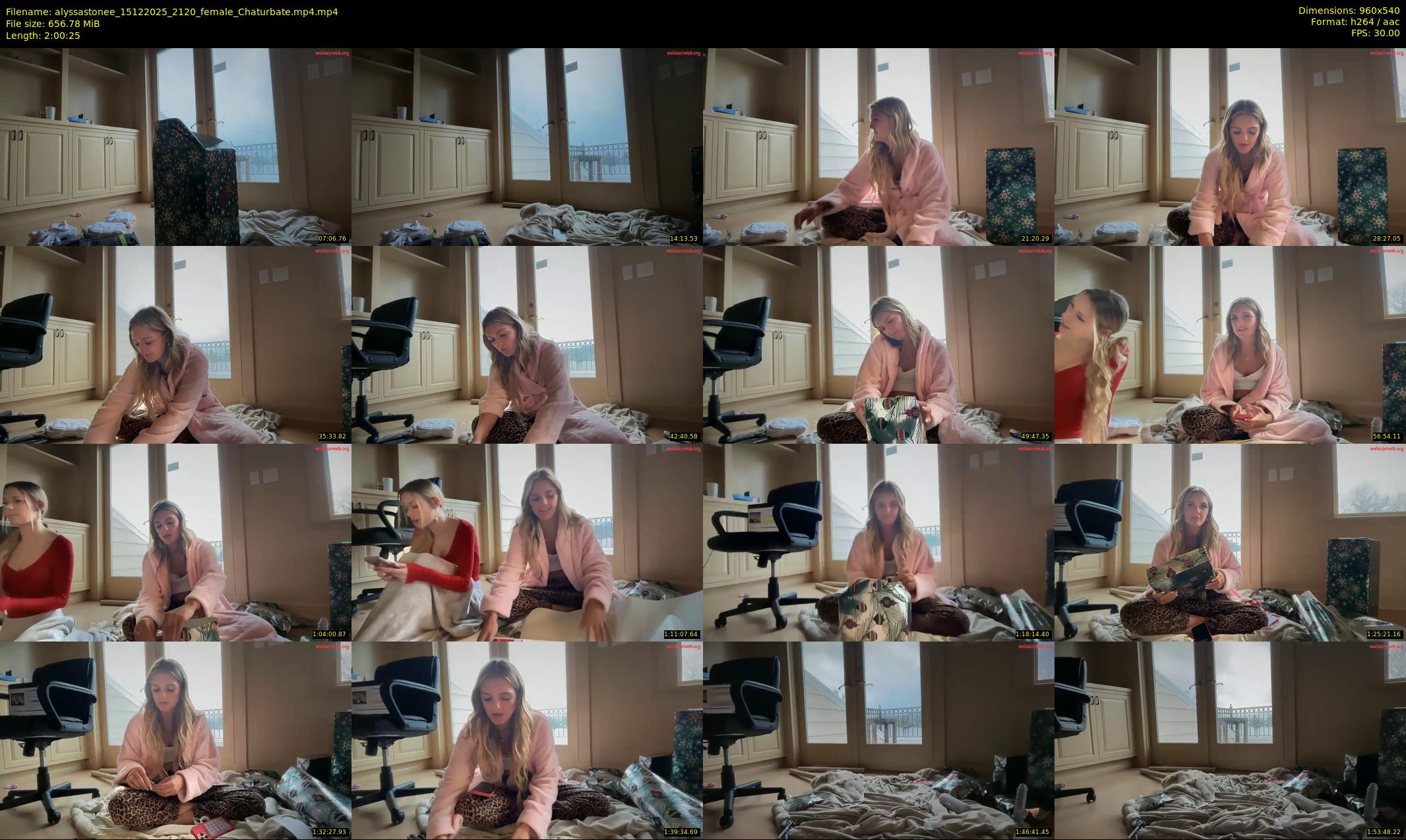 alyssastonee — 121 minute Chaturbate female cam show recording, 480p, Dec 15, 2025