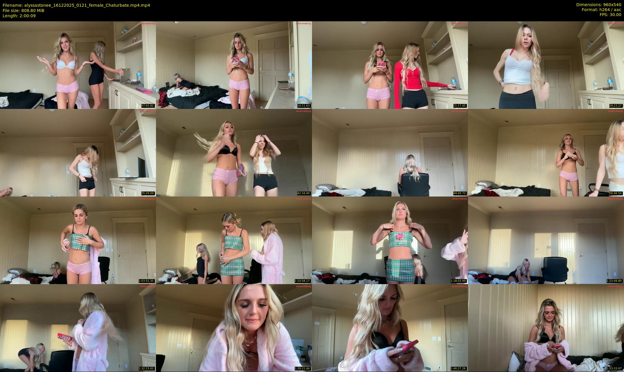alyssastonee — 121 minute Chaturbate female cam show recording, 480p, Dec 16, 2025