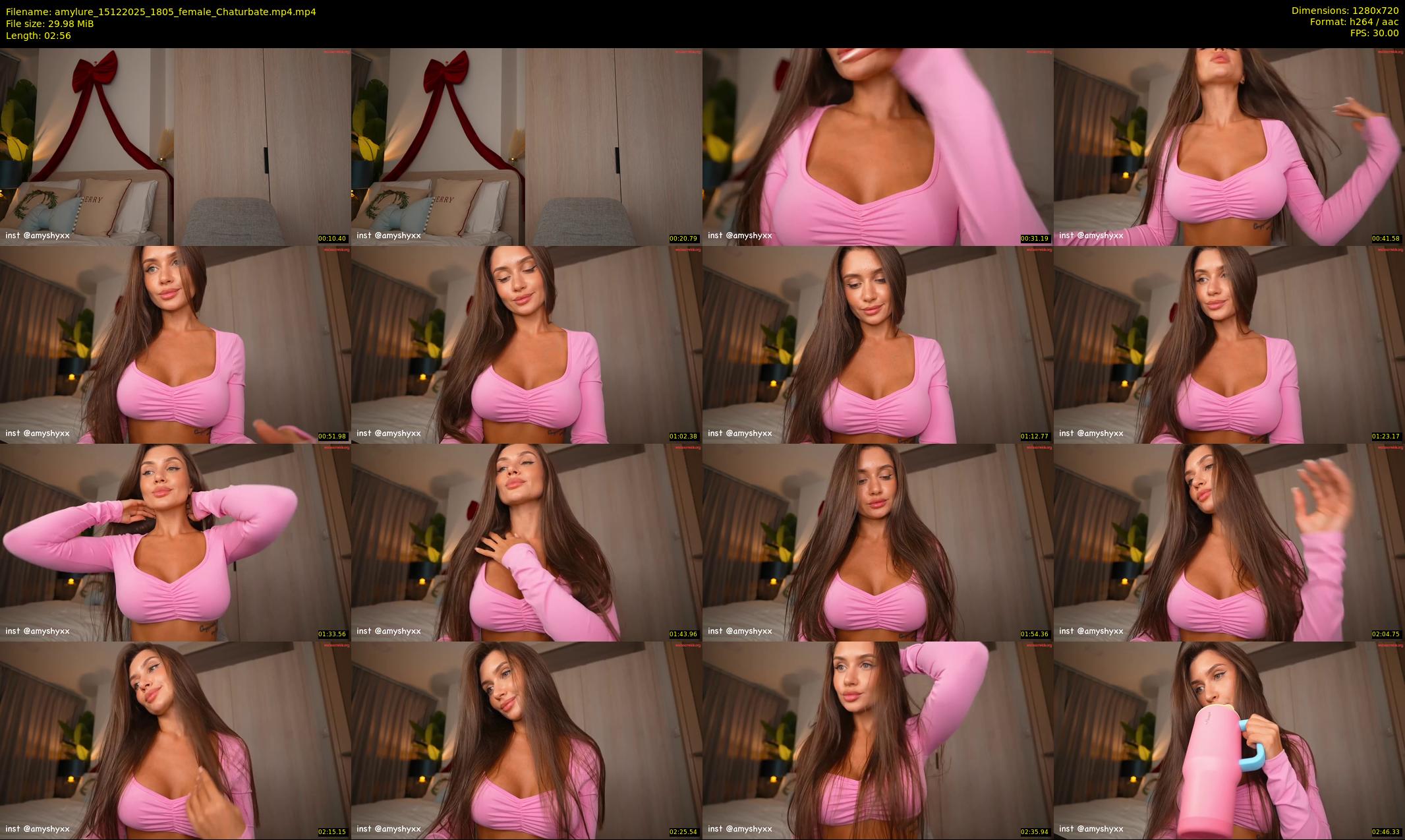 amylure — 3 minute Chaturbate female cam show recording, 720p, Dec 15, 2025