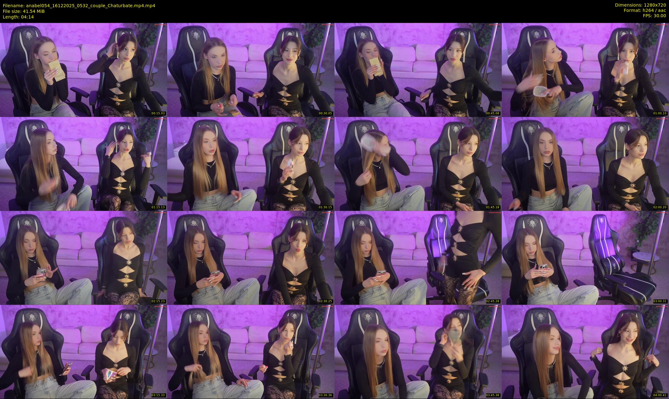 anabel054 — 5 minute Chaturbate female cam show recording, 720p, Dec 16, 2025