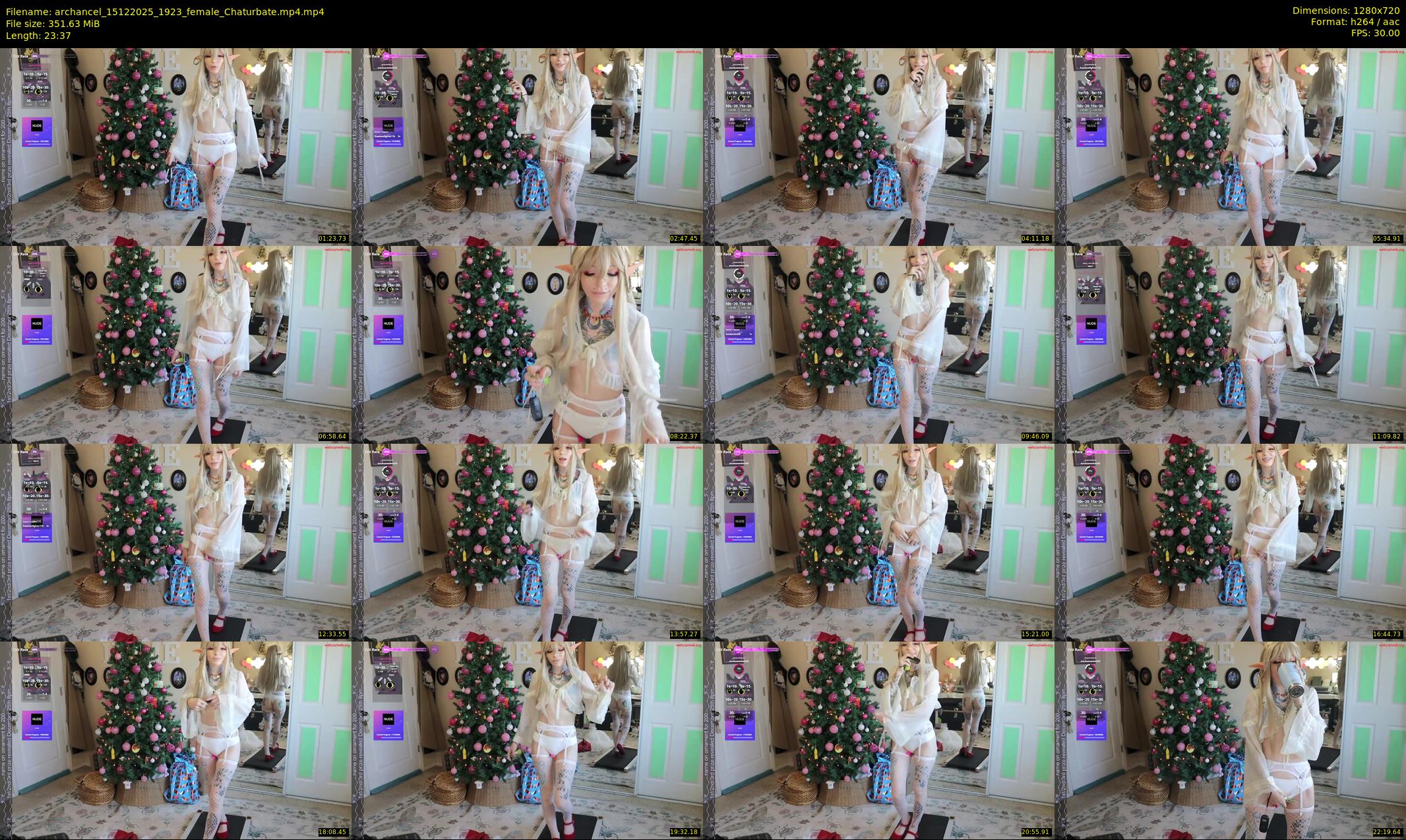 archancel — 24 minute Chaturbate female cam show recording, 720p, Dec 15, 2025