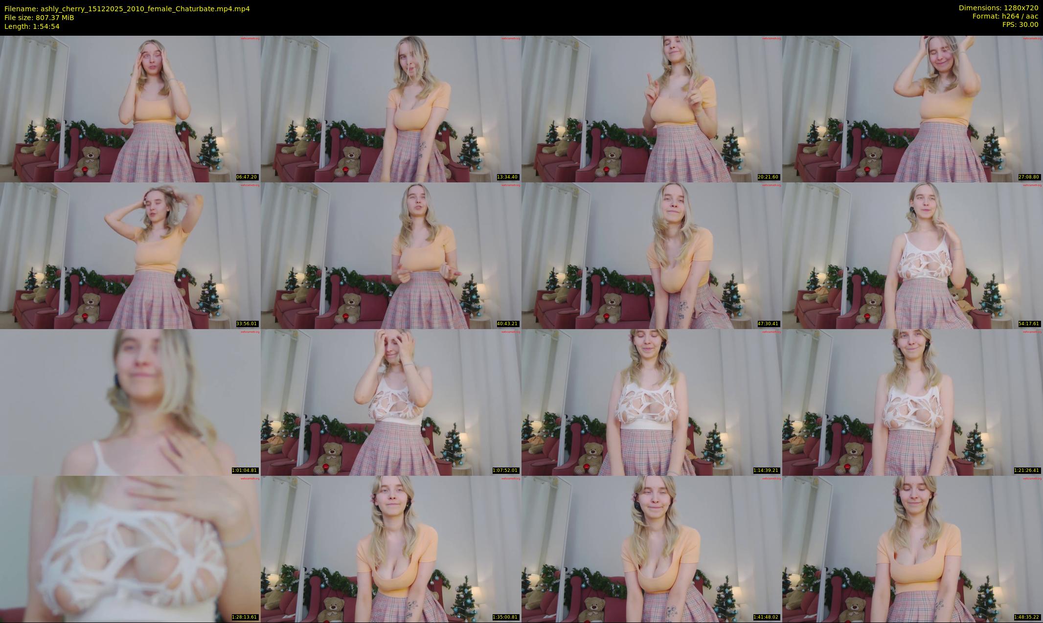 ashly_cherry — 115 minute Chaturbate female cam show recording, 720p, Dec 15, 2025