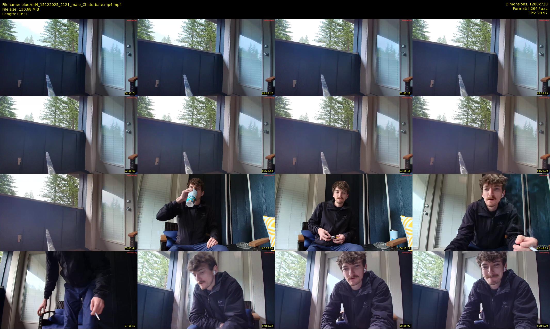 bluezed4 — 10 minute Chaturbate male cam show recording, 720p, Dec 15, 2025